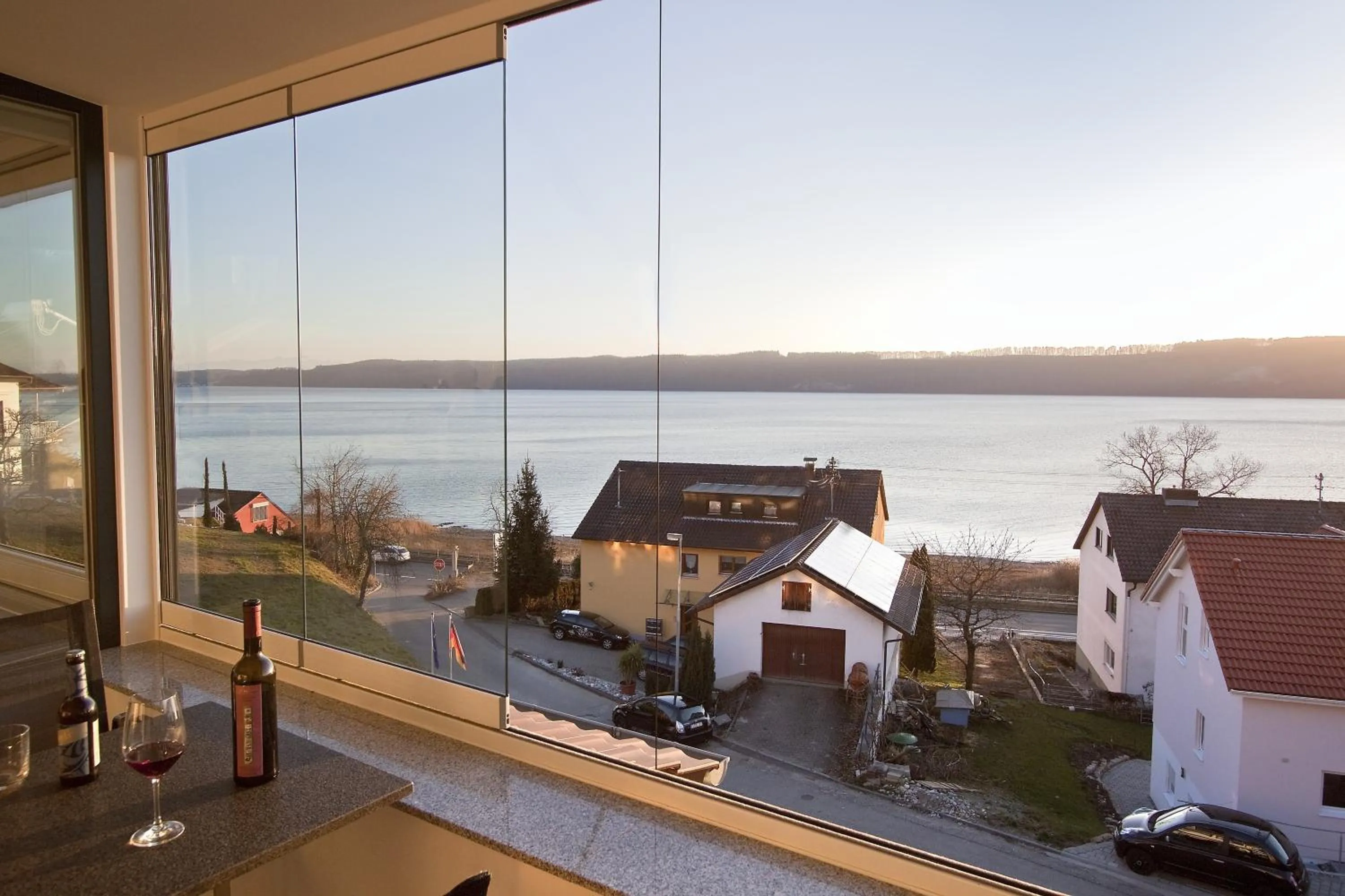 View (from property/room) in Lupinenhotel Bodensee