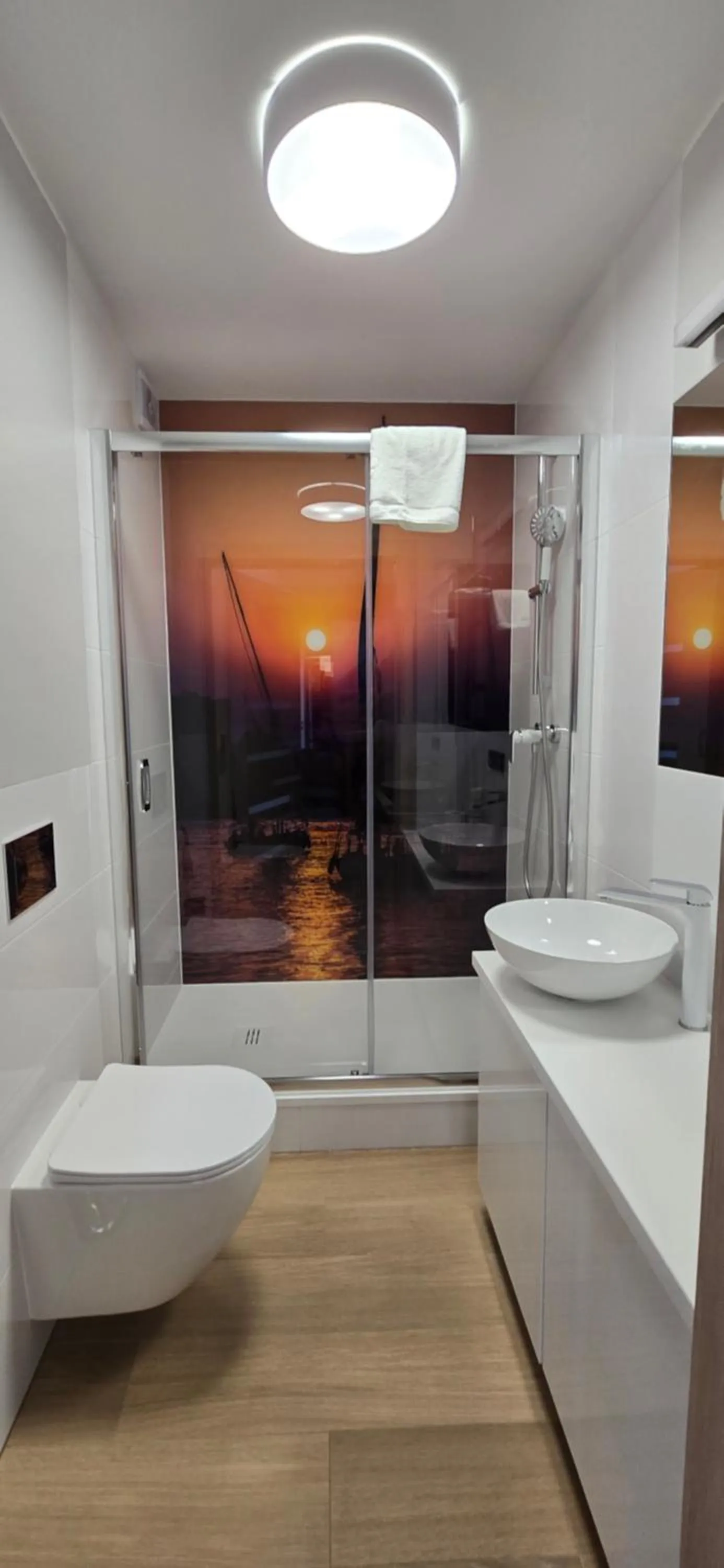 Bathroom in Metropolis Apartamenty Centrum