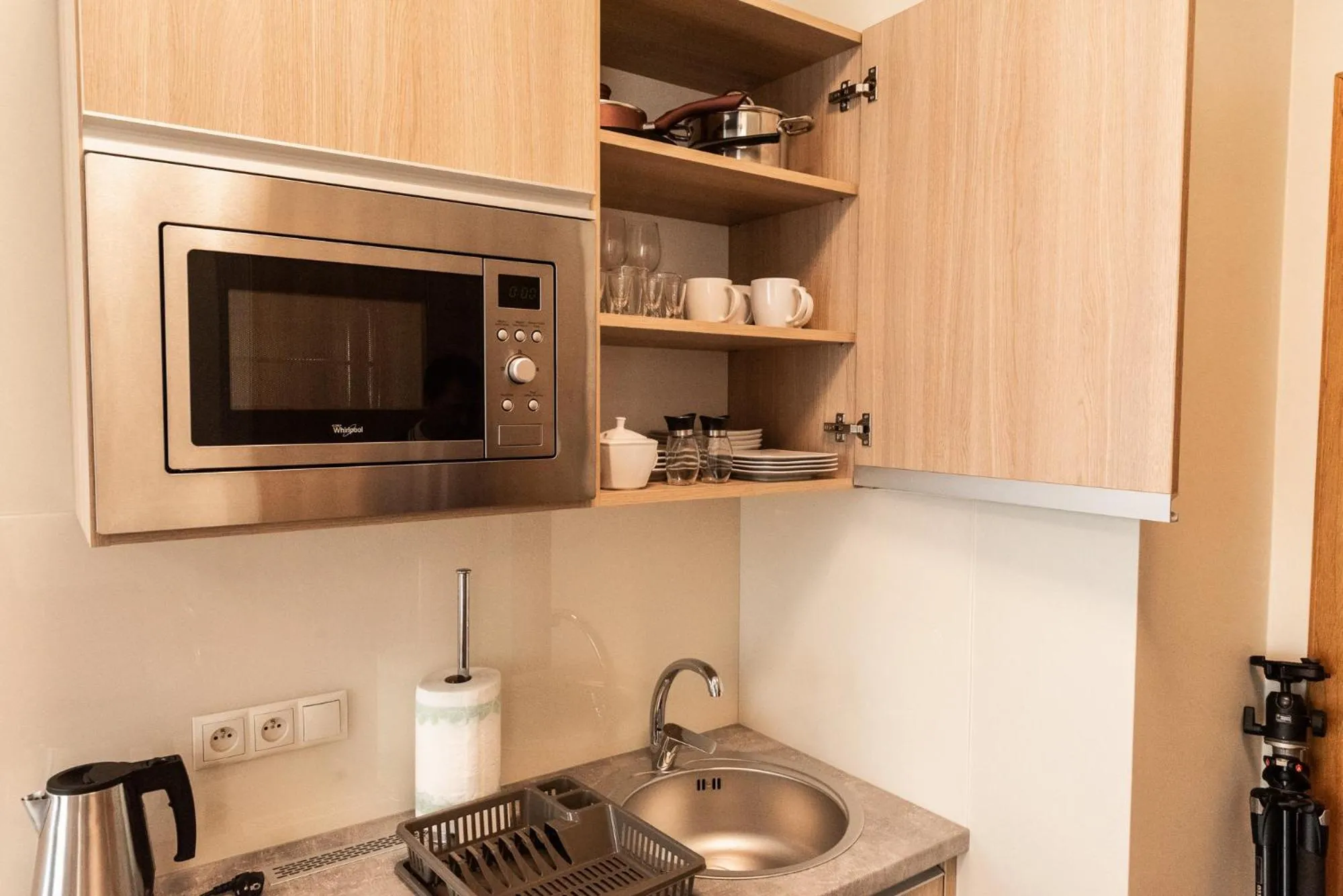 Kitchen or kitchenette in Metropolis Apartamenty Centrum