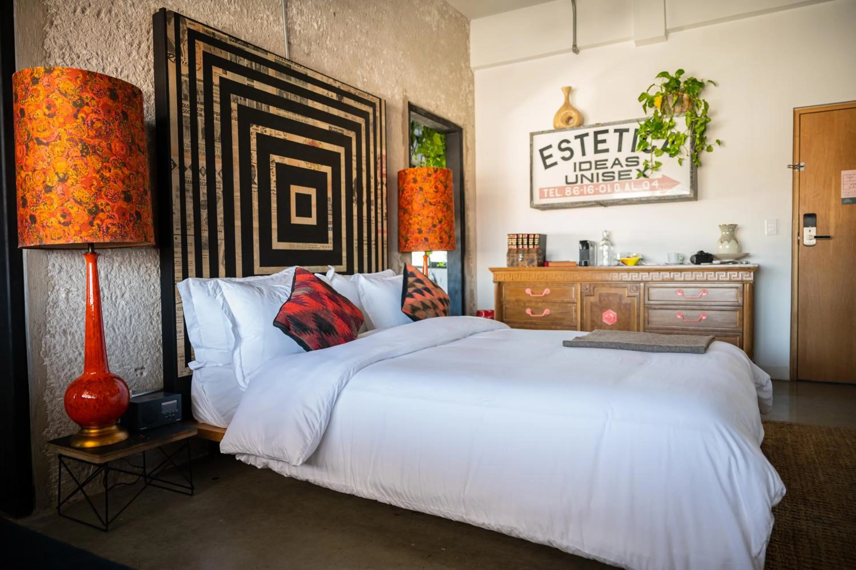 Bed in Hotel Boutique Lafayette Tijuana