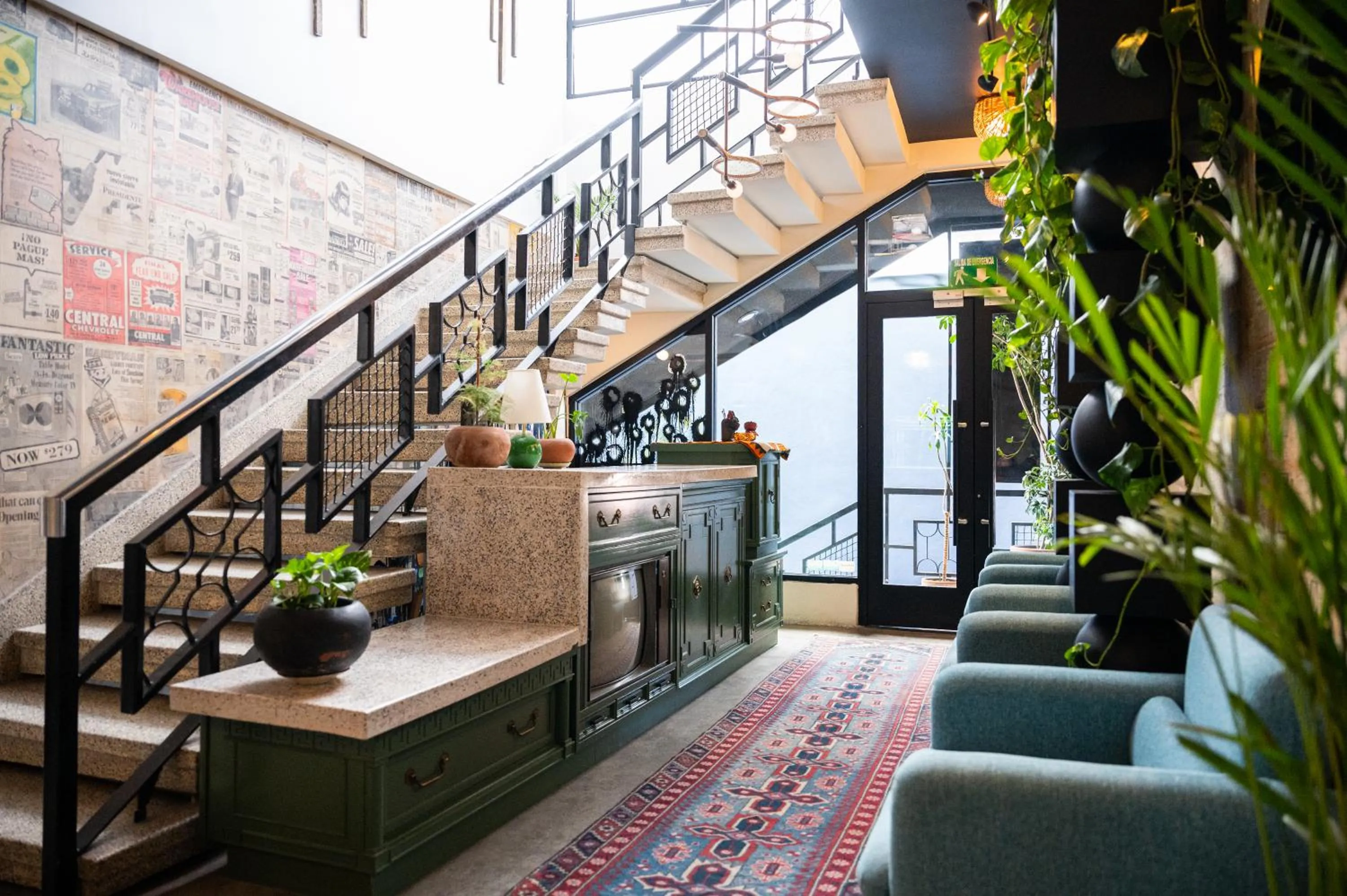 Lobby or reception in Hotel Boutique Lafayette Tijuana