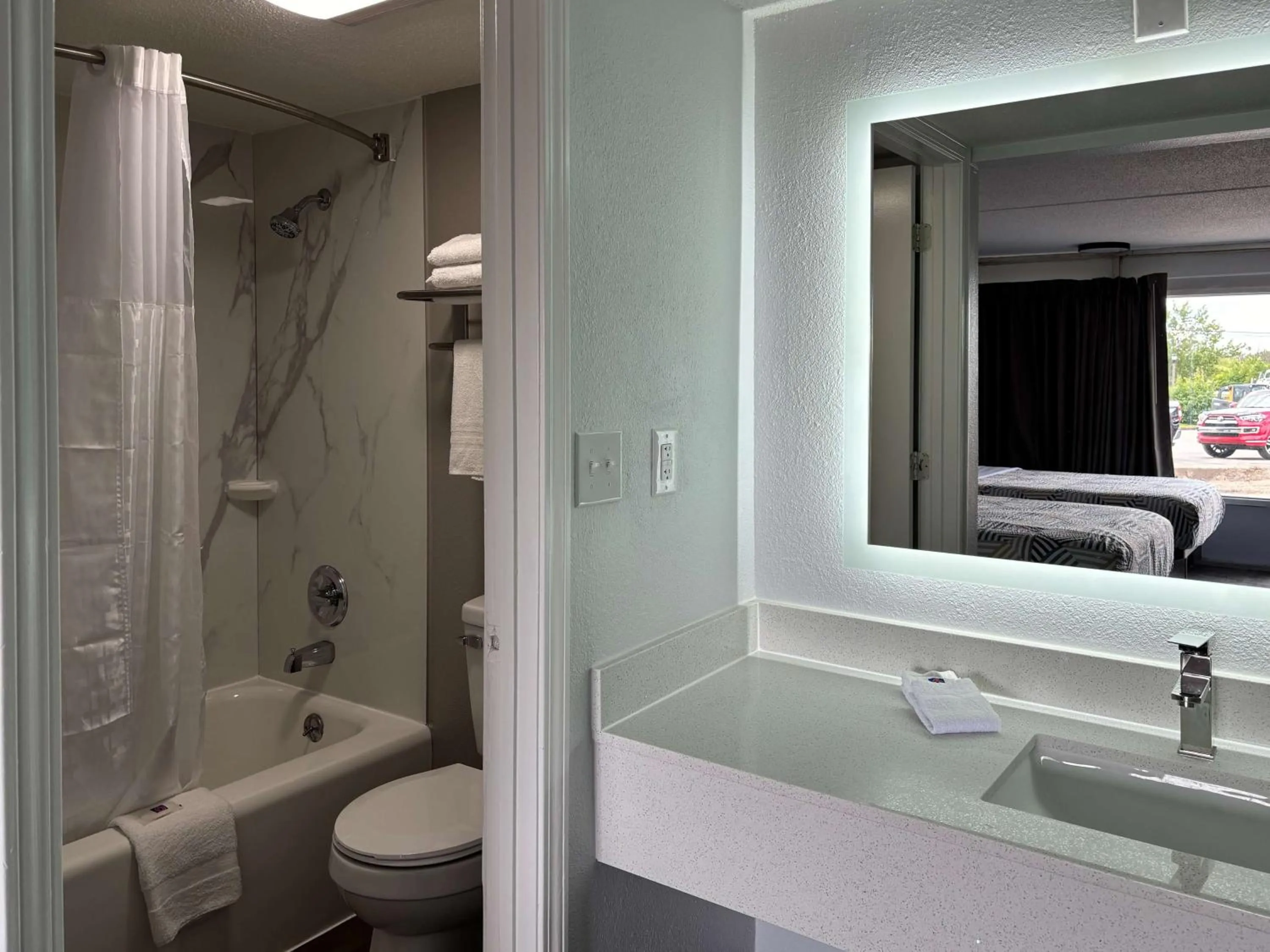 Bathroom in Motel 6 Richmond, KY EKU Campus Area