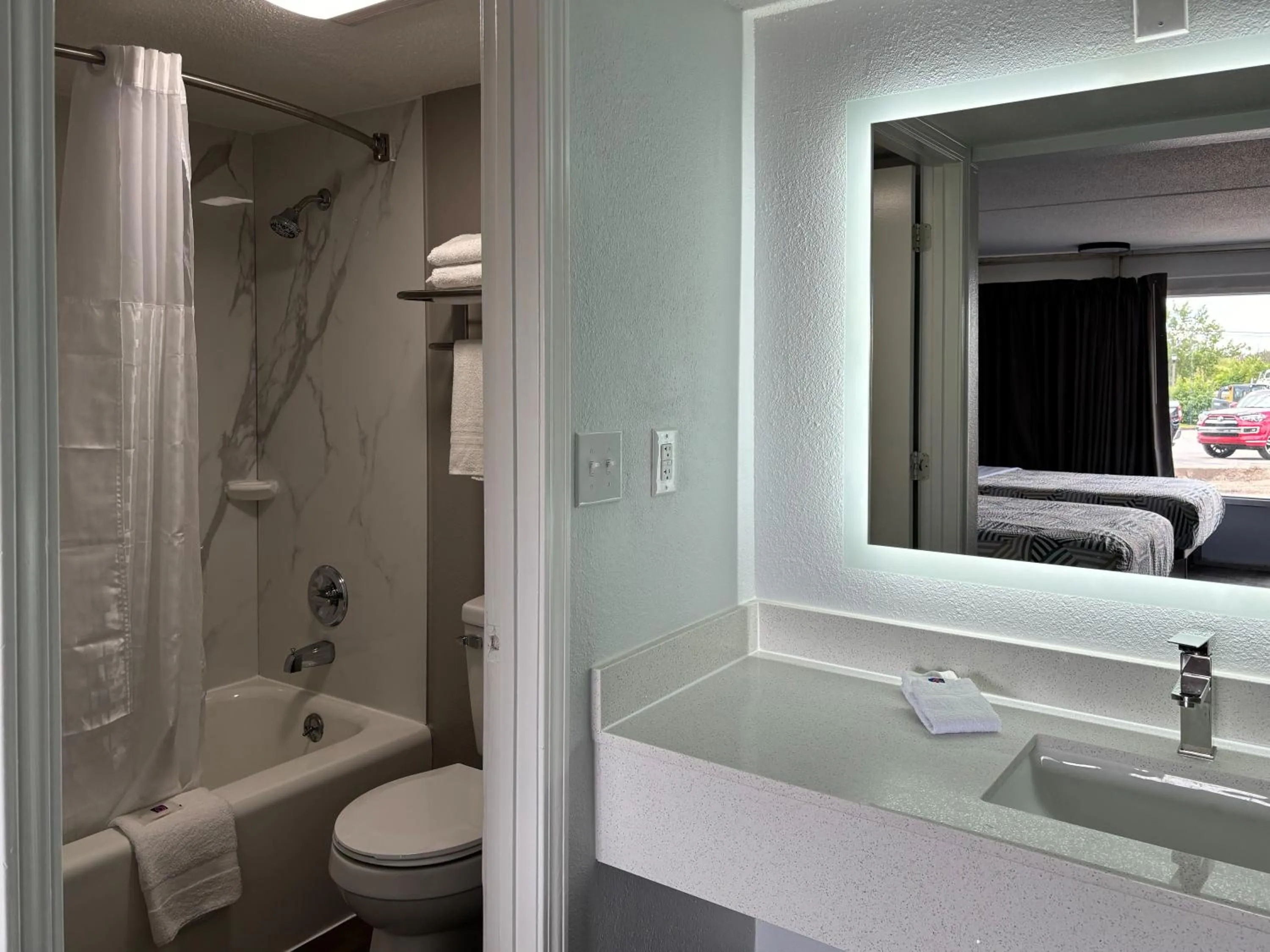 Bathroom in Motel 6 Richmond, KY EKU Campus Area