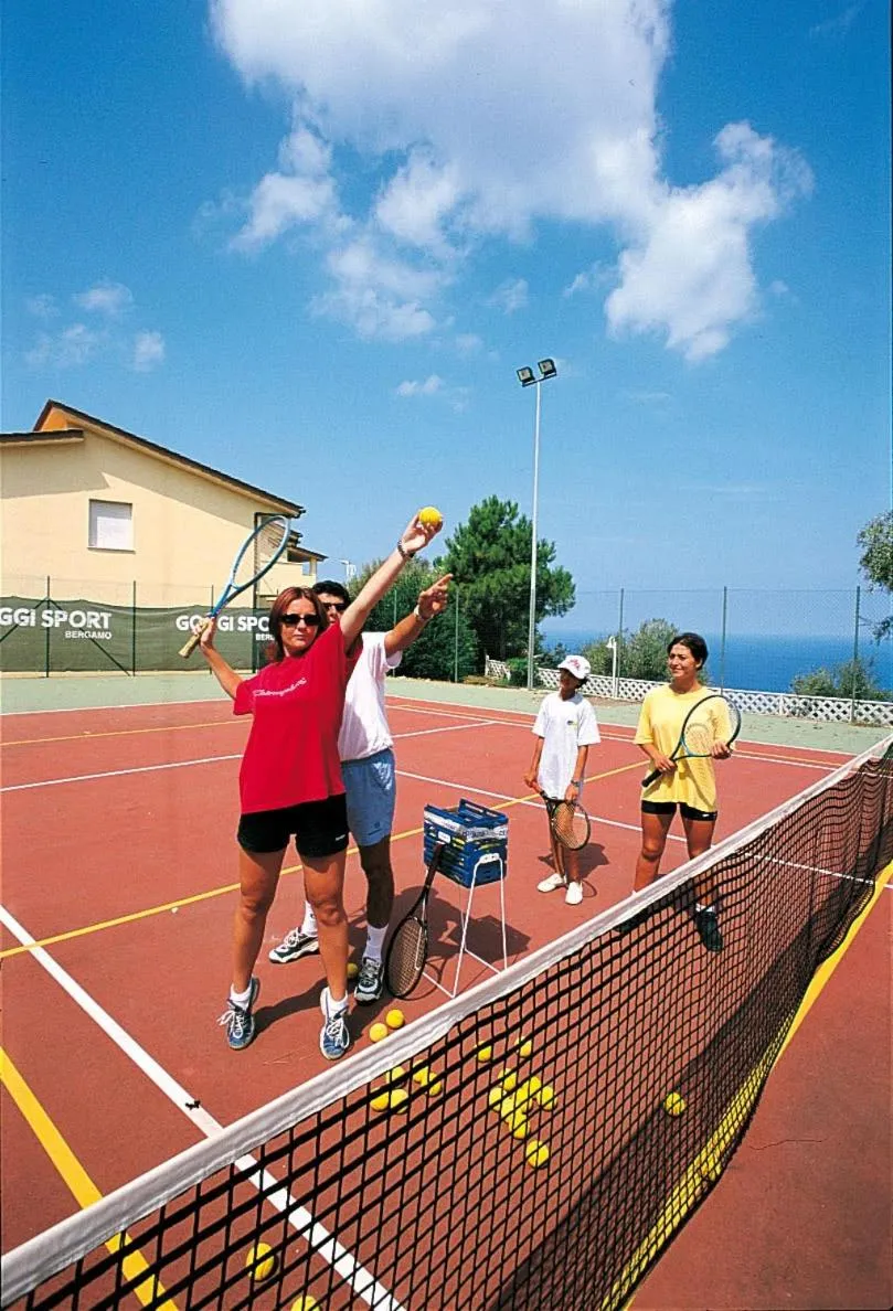 Tennis court in Villaggio Hotel Club La Pace