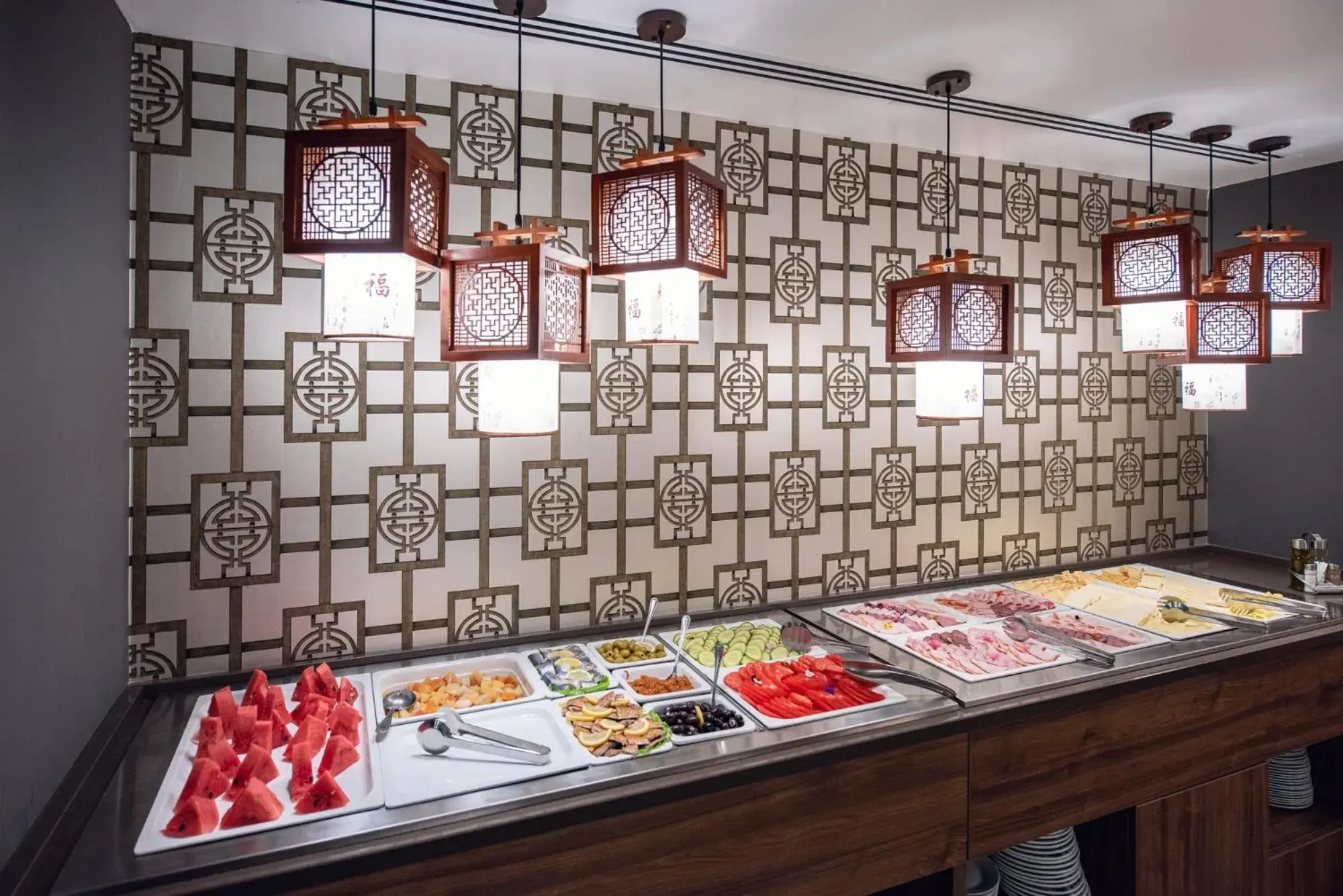 Buffet breakfast in Hotel Minerva Buffet breakfast in Hotel Minerva