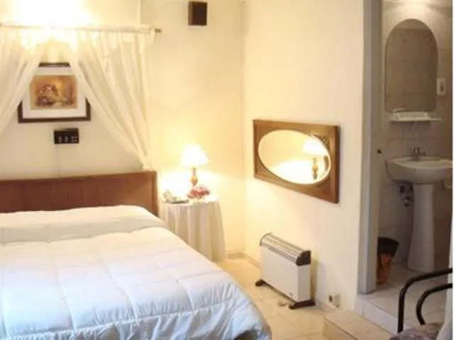 Decorative detail, Bed in Hotel Uruguay