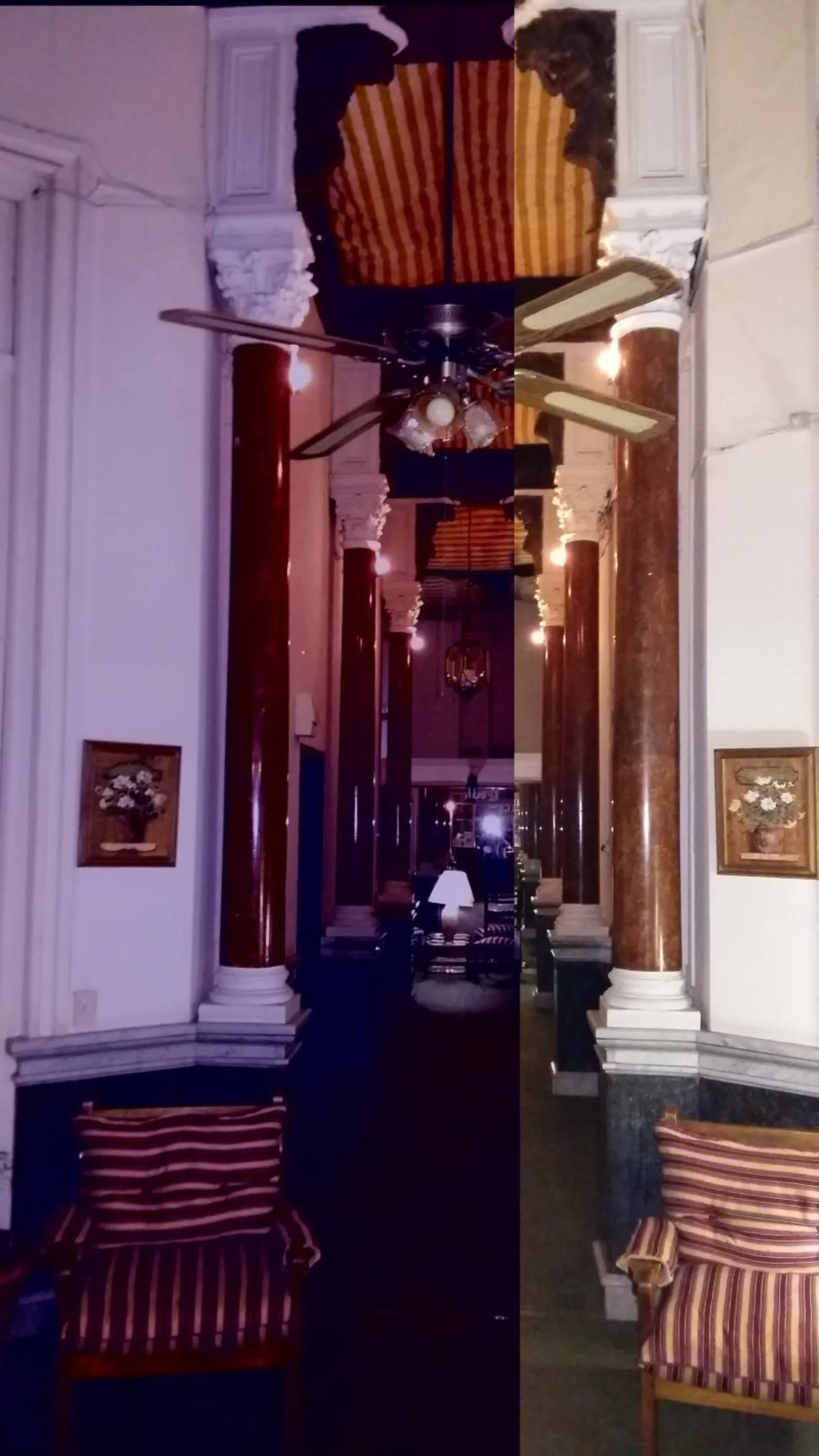 Living room in Hotel Uruguay