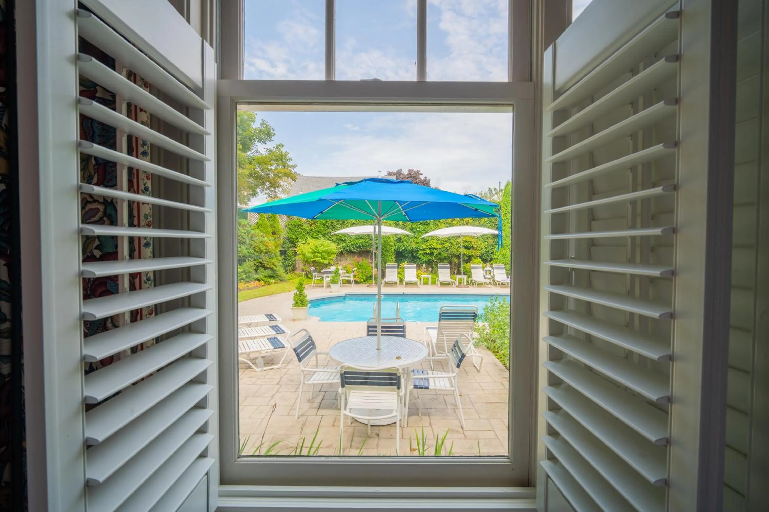 Pool view in The Winstead Inn