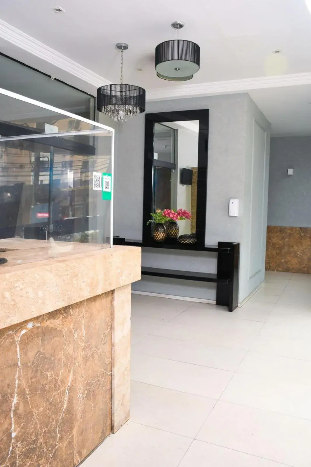 Lobby or reception in Hotel Aquarius Lobby or reception in Hotel Aquarius