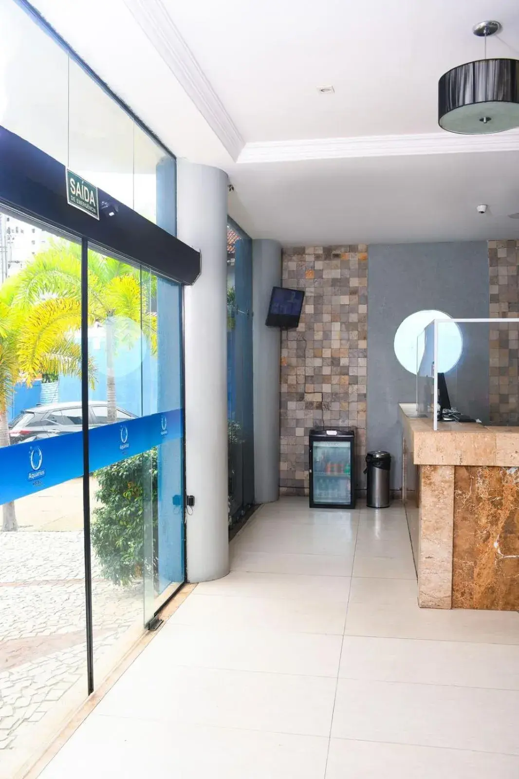 Lobby or reception in Hotel Aquarius Lobby or reception in Hotel Aquarius
