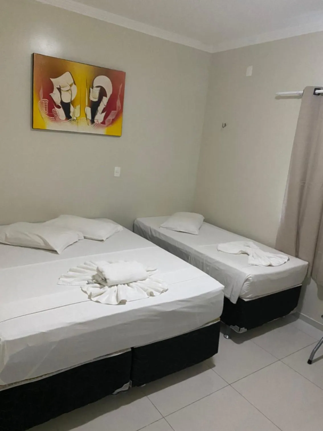 Bed in Hotel Aquarius