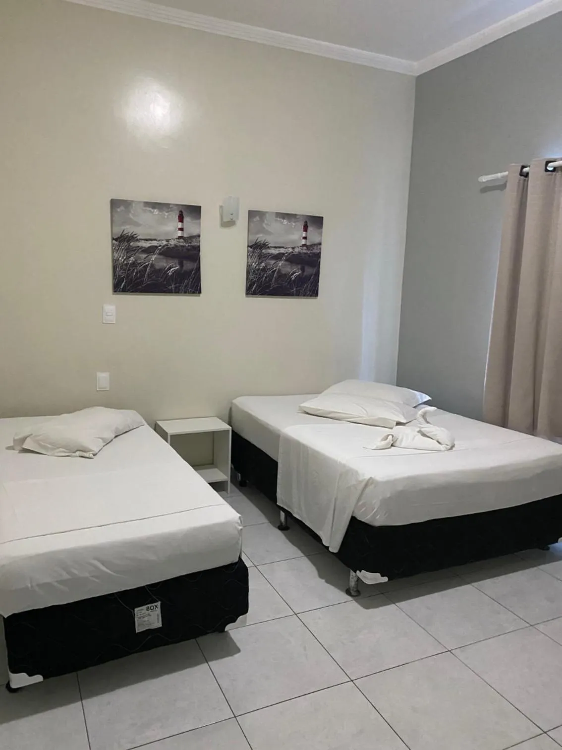 Bed in Hotel Aquarius