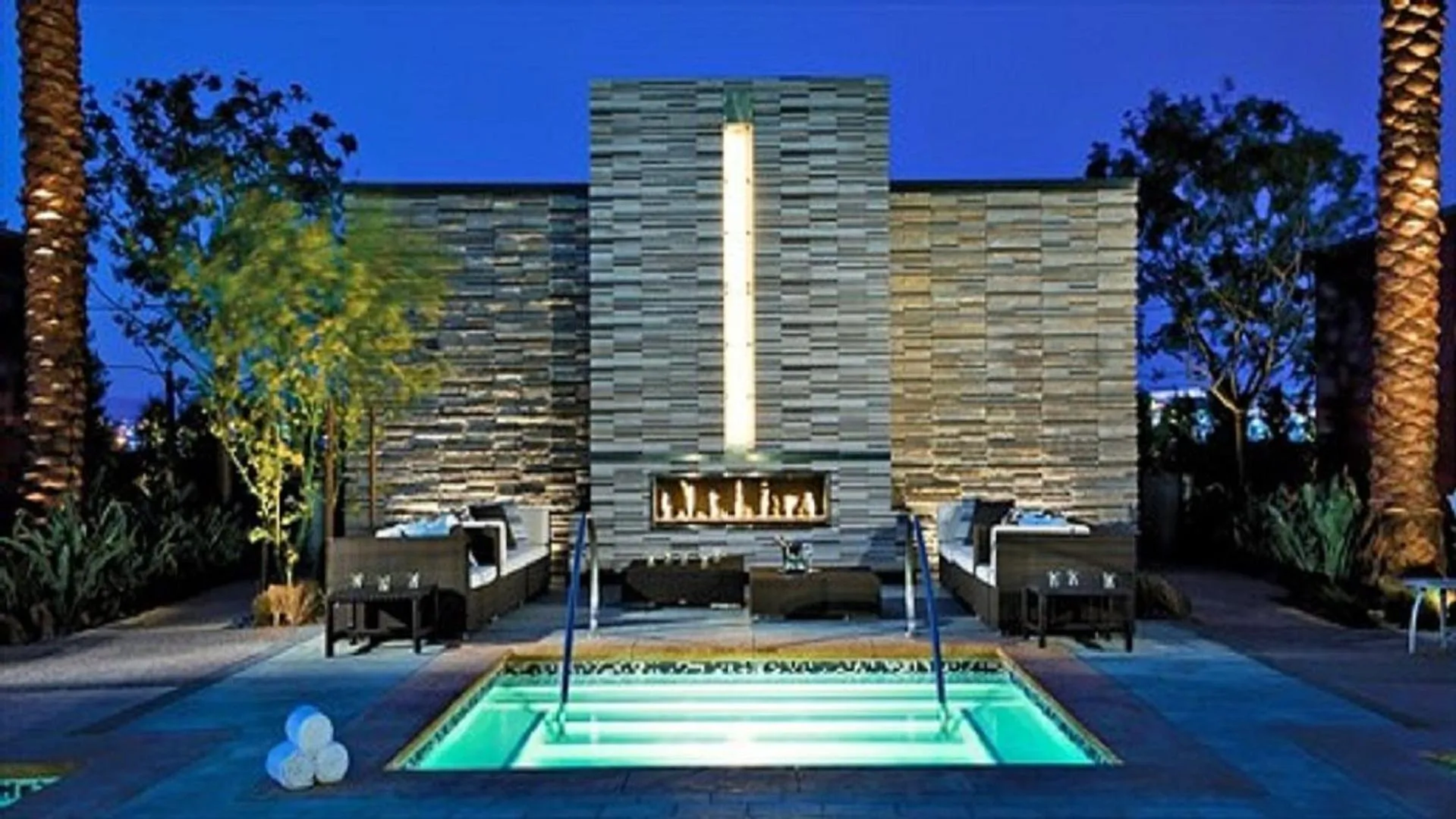 Pool view in Fantastic palms place with strip views 23rd floor