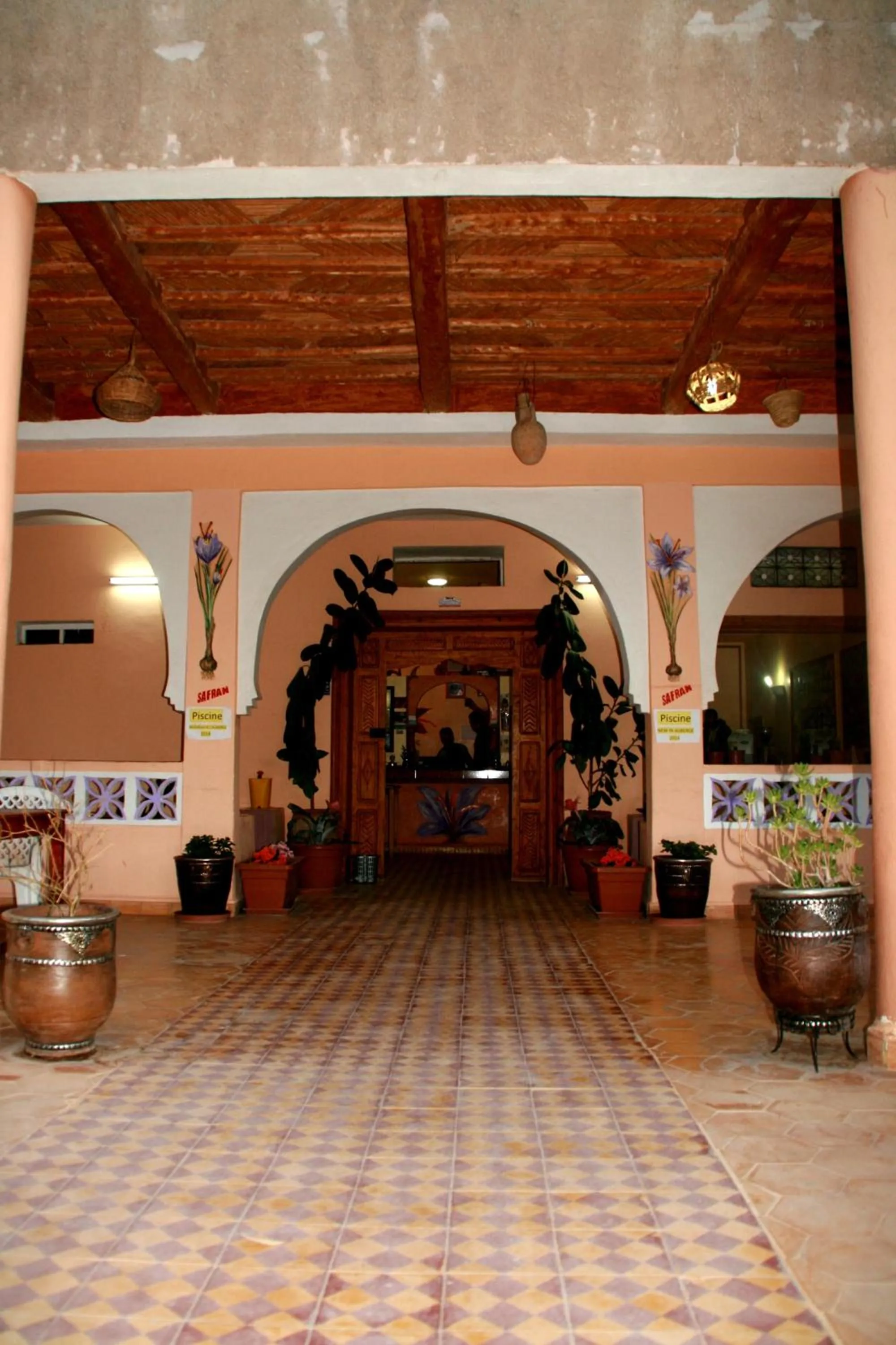 Decorative detail in Auberge Restaurant le Safran