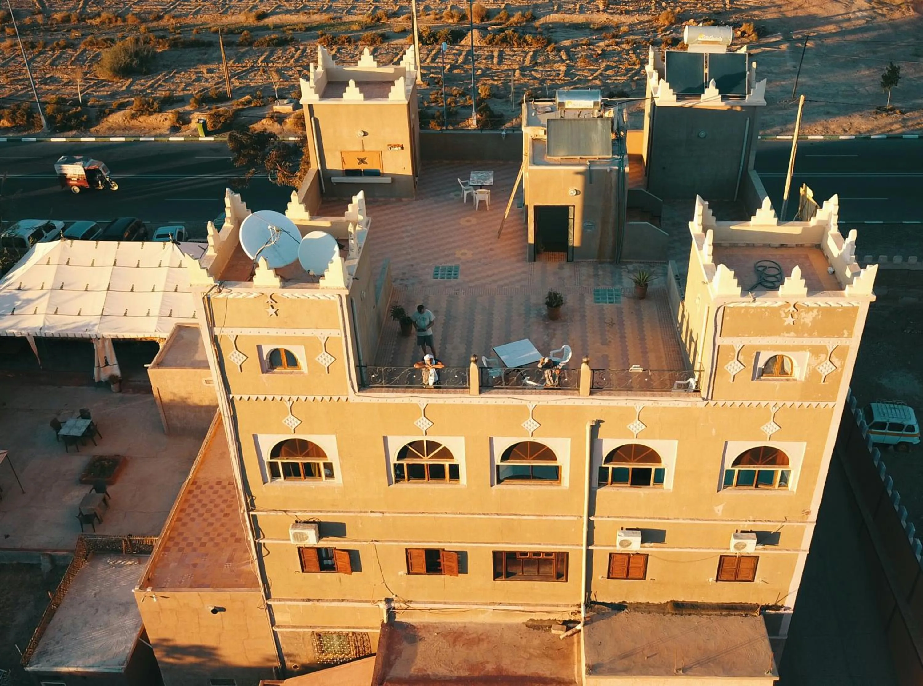 Bird's eye view in Auberge Restaurant le Safran