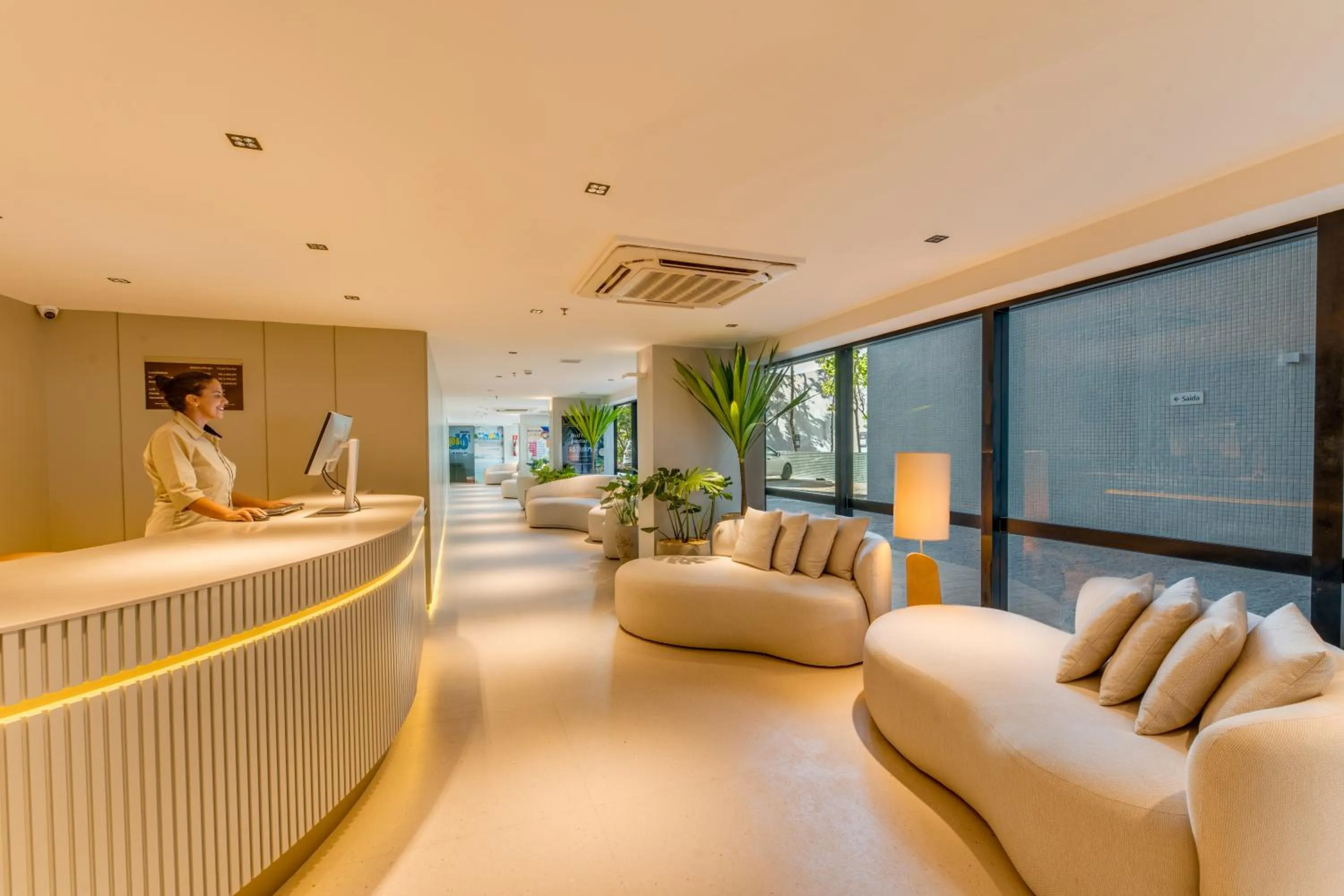 Lobby or reception in Meridiano Hotel