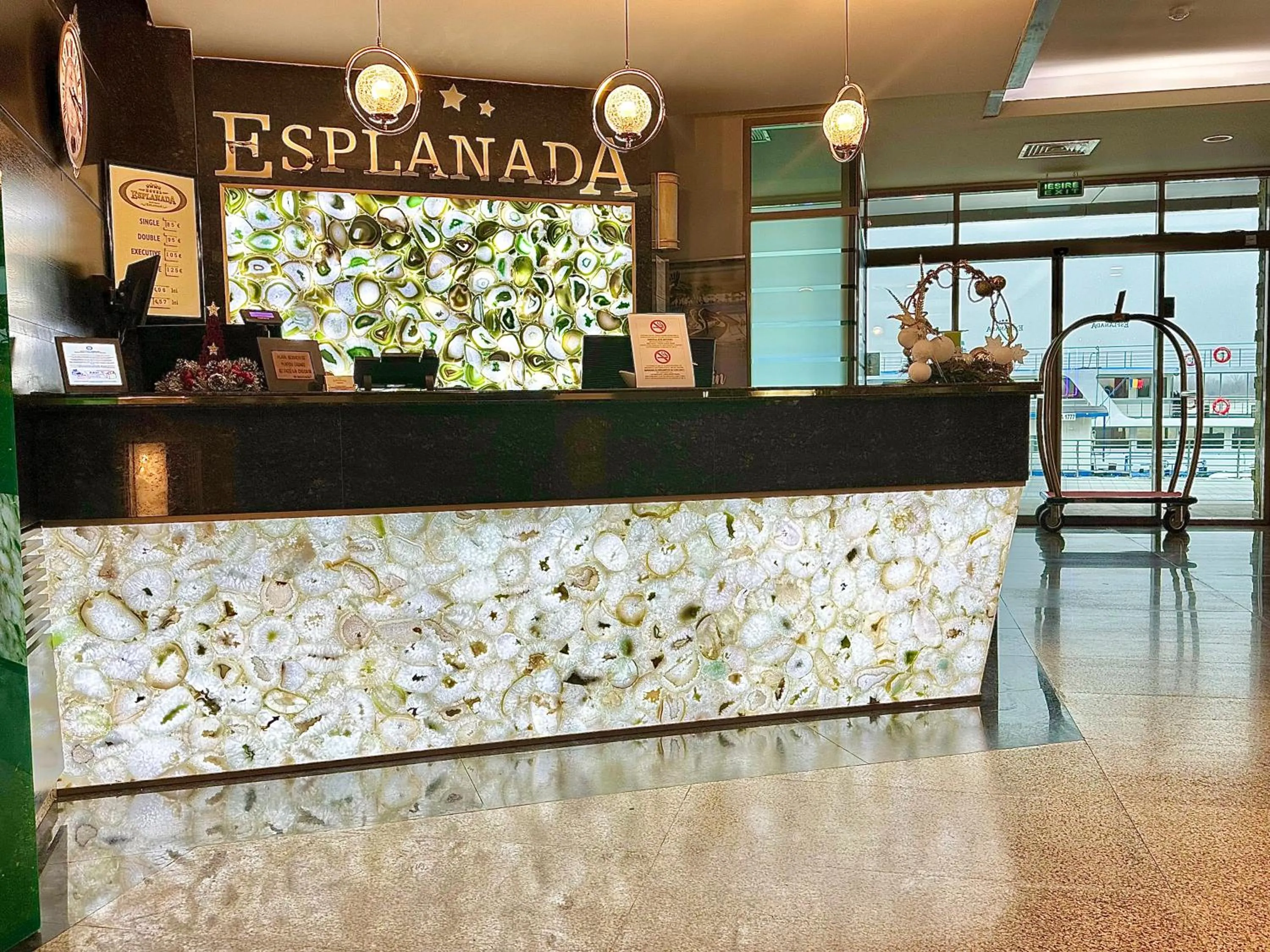 Lobby or reception in Hotel Esplanada