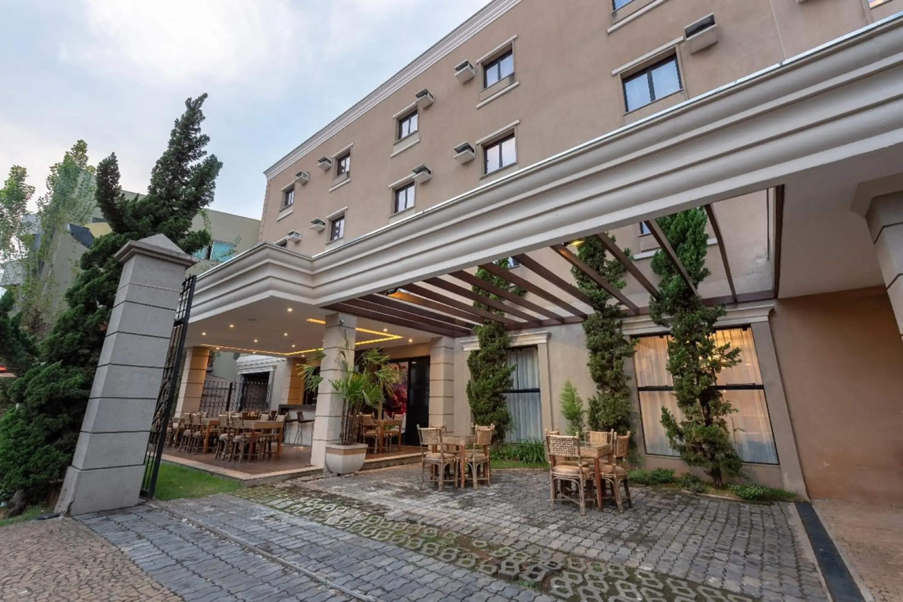 Property building in Class Hotel Passos Property building in Class Hotel Passos