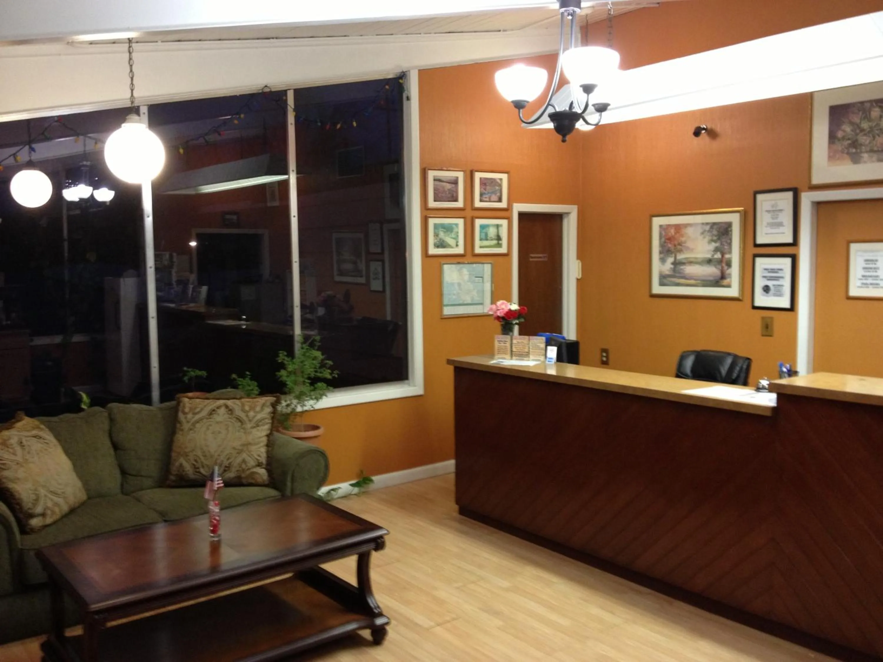 Lobby or reception in Family Budget Inn Harrison