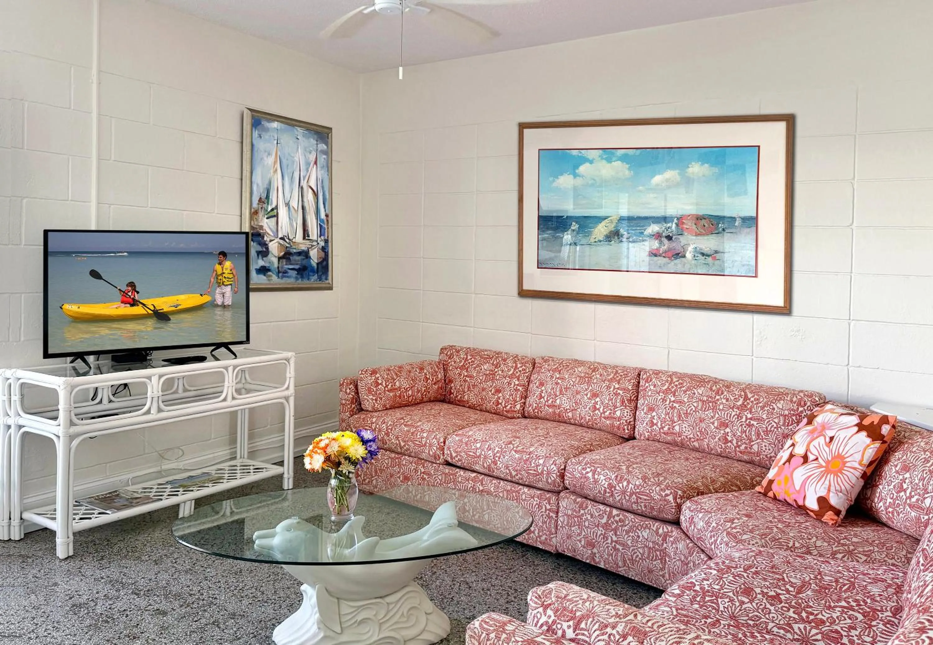 Living room in South Beach Place - Vero Beach