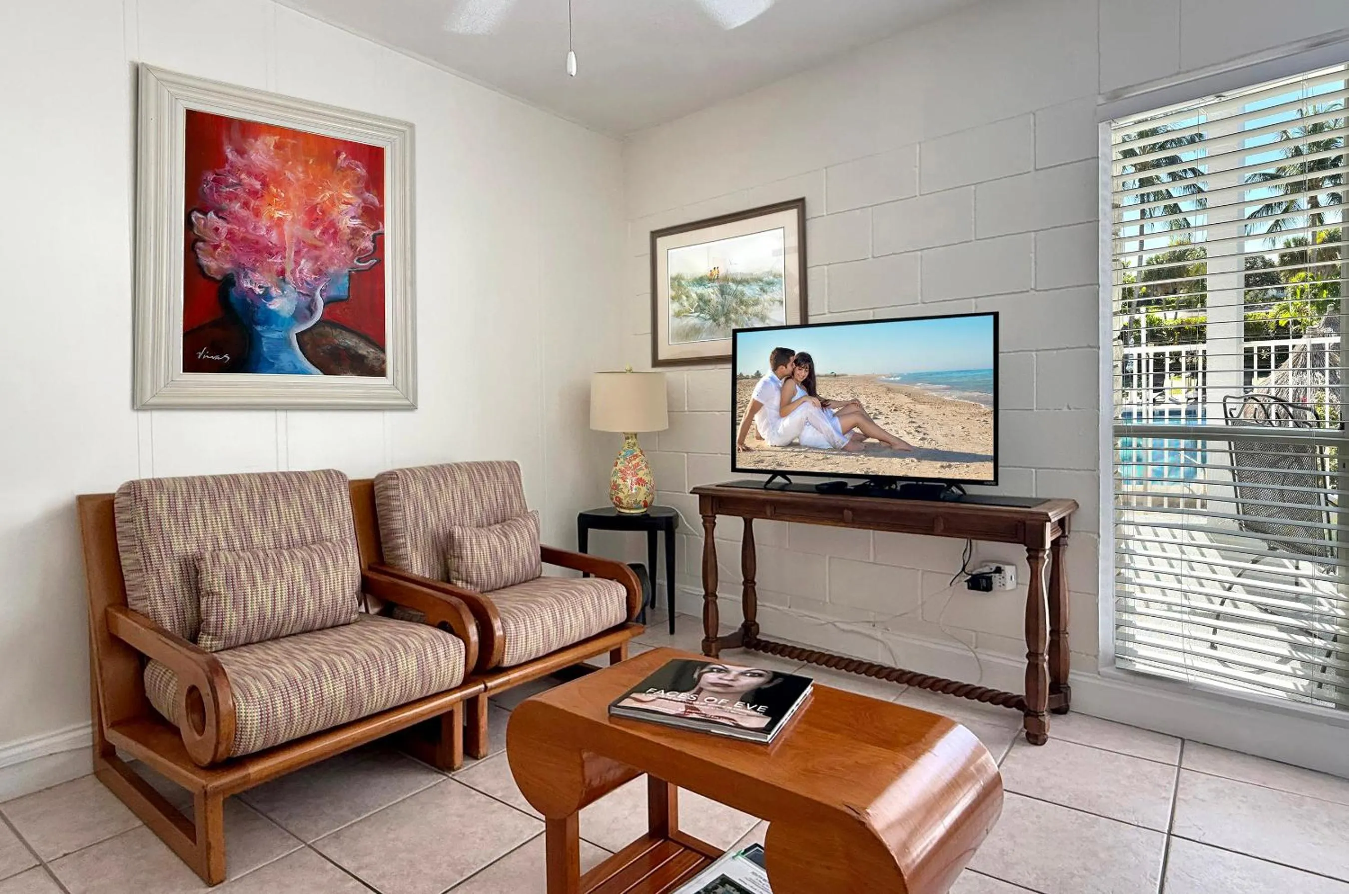 Living room in South Beach Place - Vero Beach