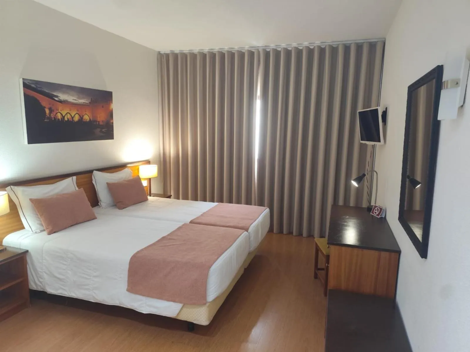 Bed in Hotel Dom Vilas