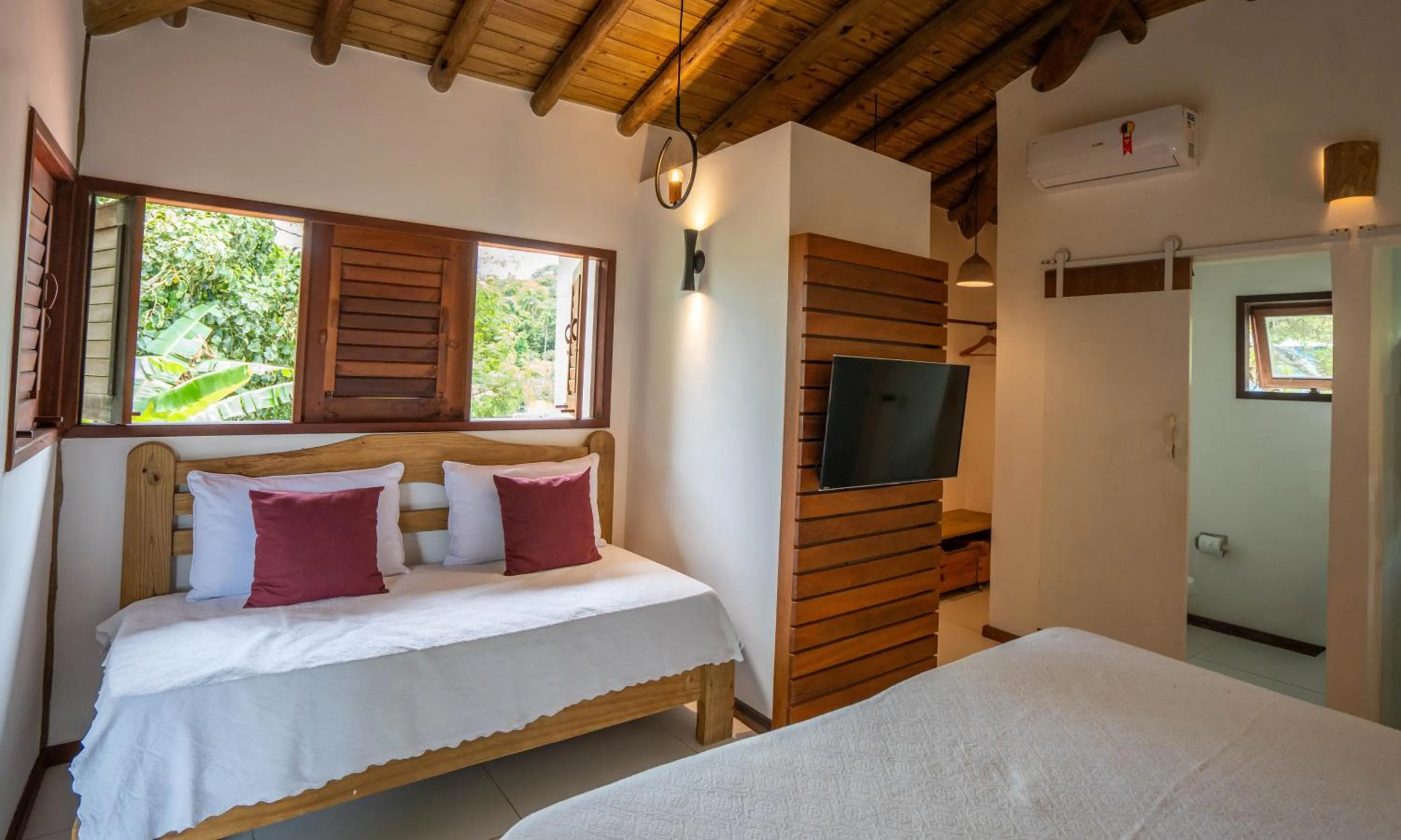 Bed in Casa e Pousada Alecrim