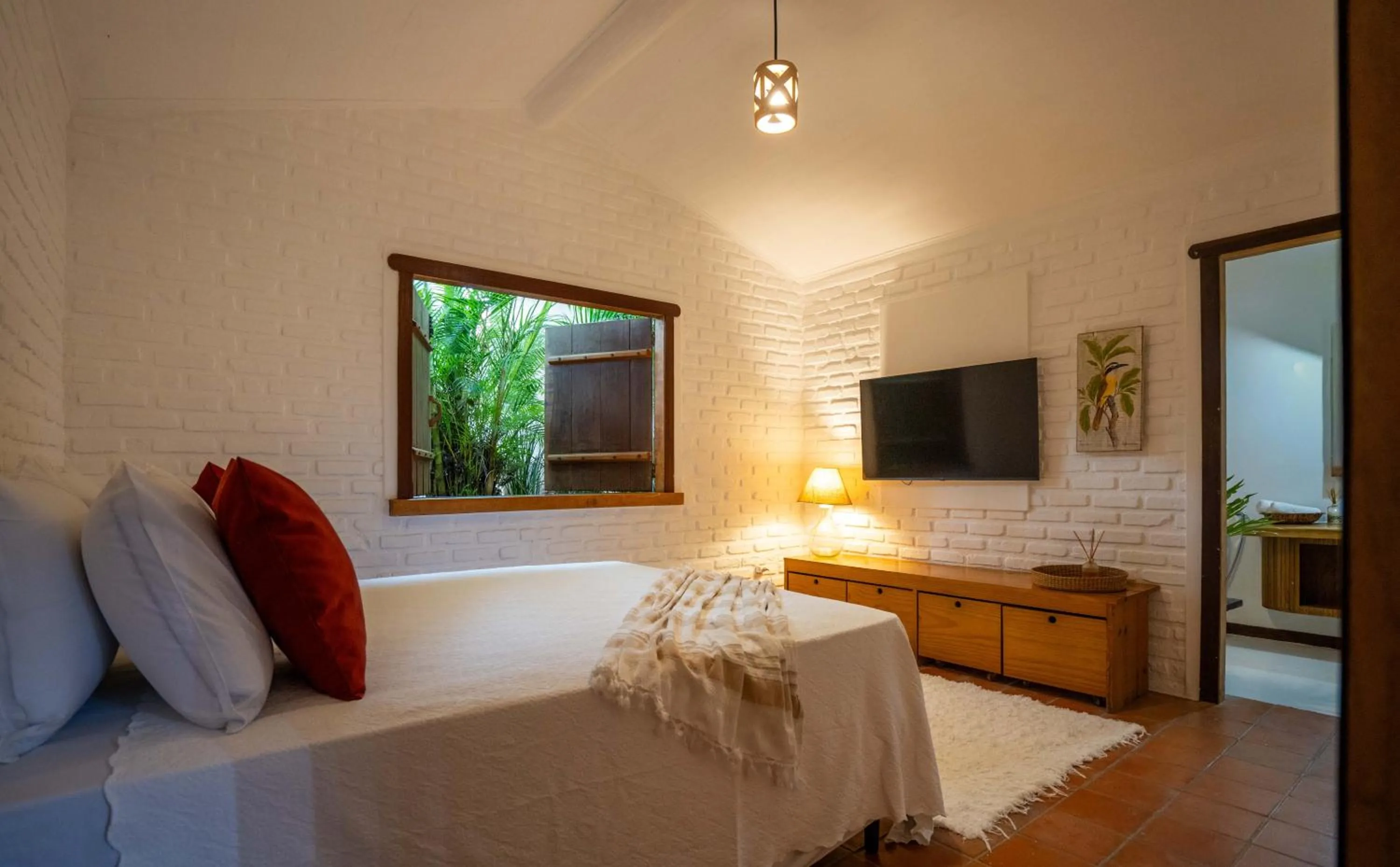 Bed in Casa e Pousada Alecrim