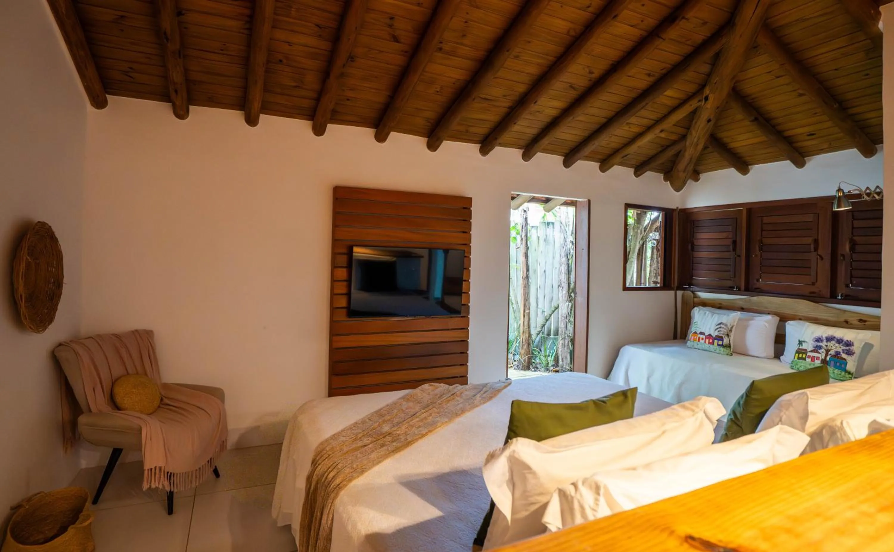 Bed in Casa e Pousada Alecrim