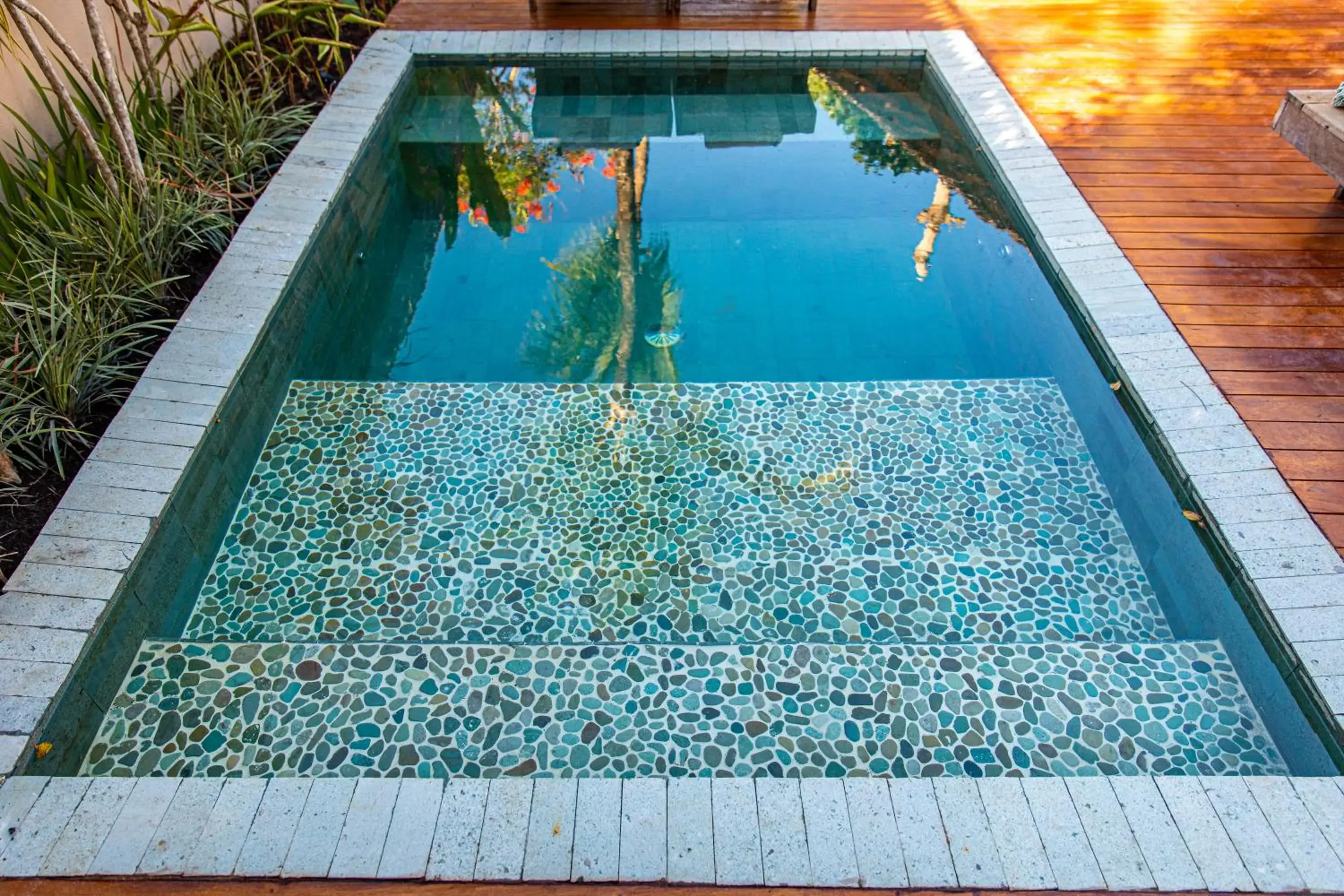 Pool view in Casa e Pousada Alecrim Pool view in Casa e Pousada Alecrim