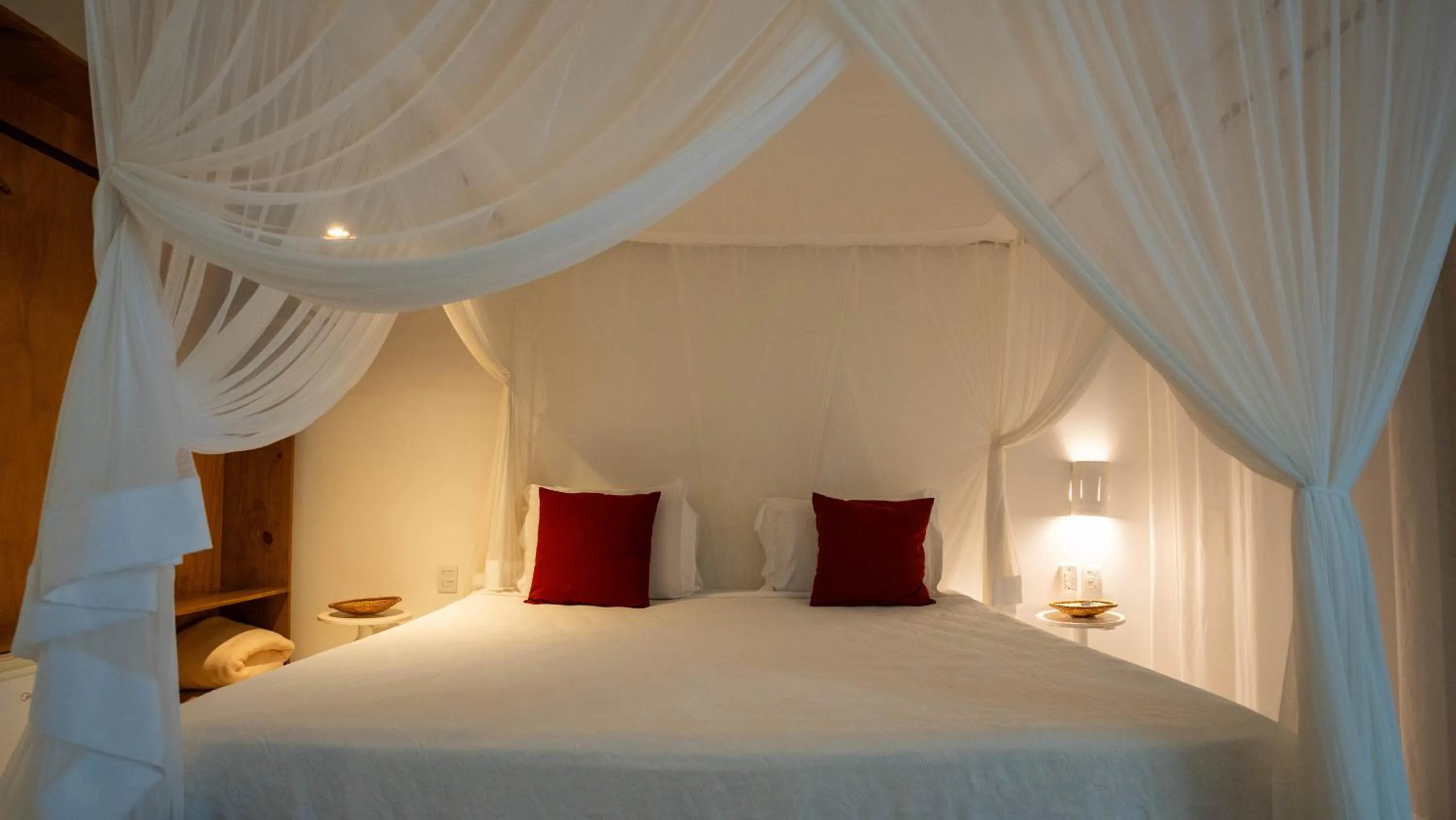 Bed in Casa e Pousada Alecrim