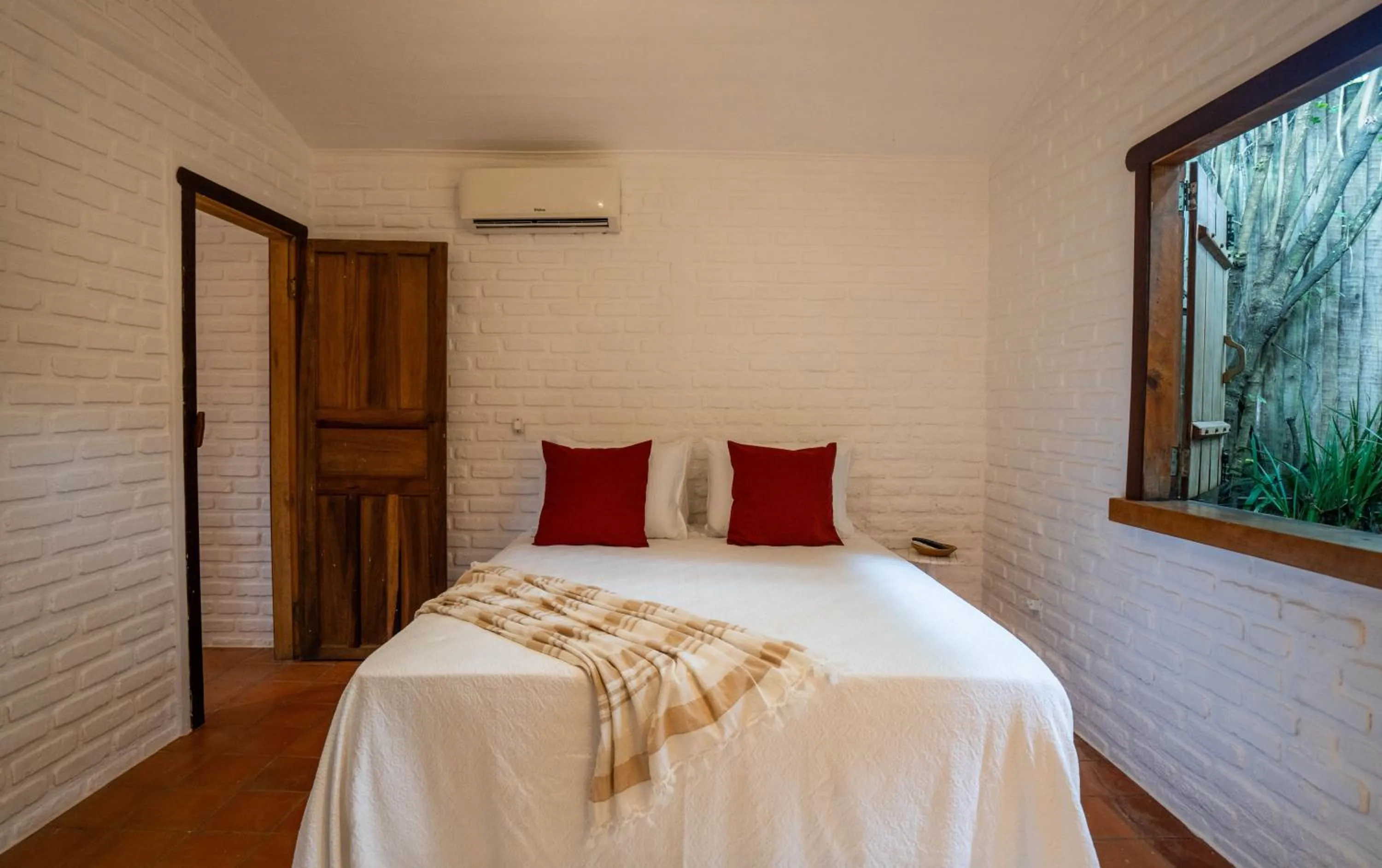 Bed in Casa e Pousada Alecrim