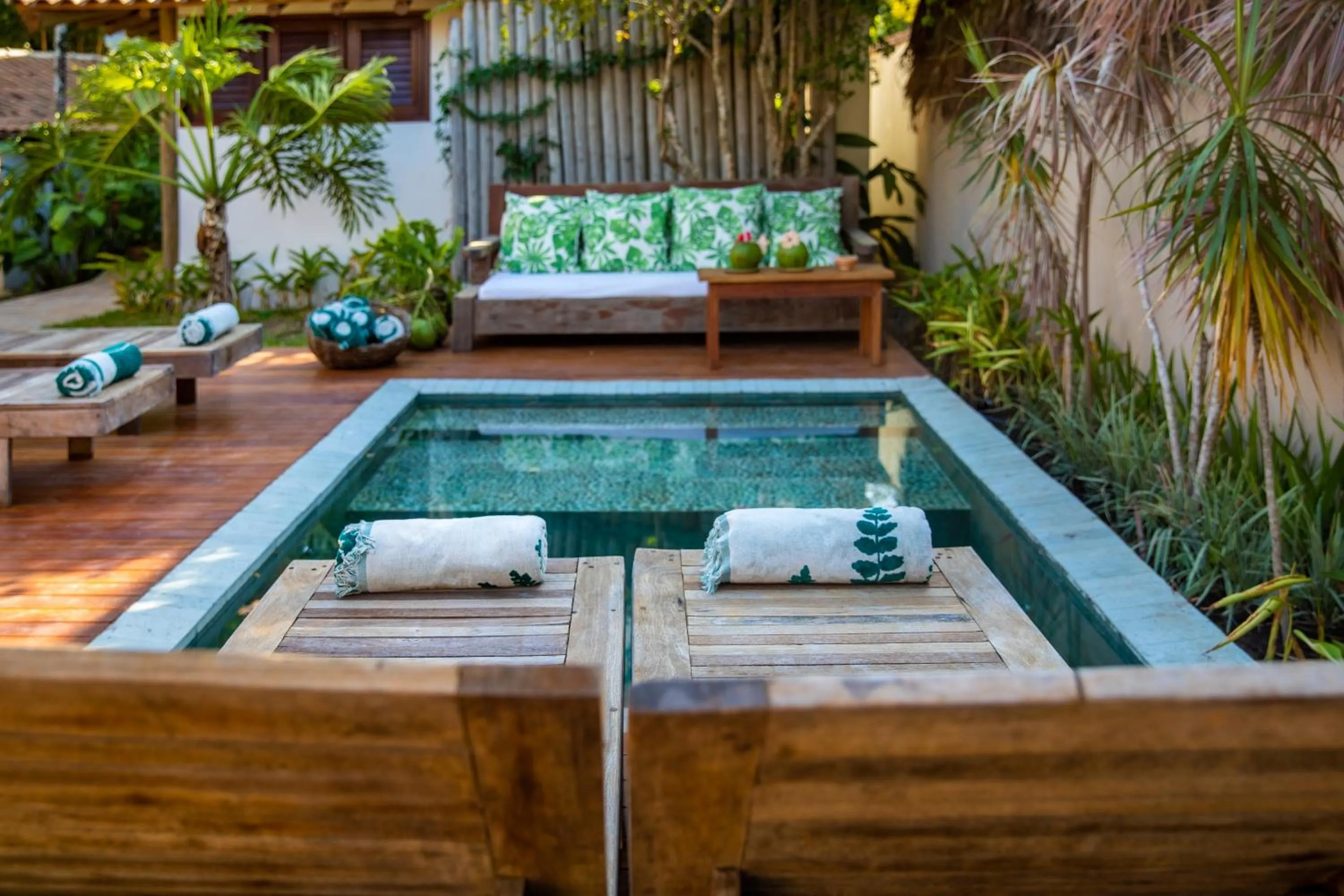 Patio in Casa e Pousada Alecrim