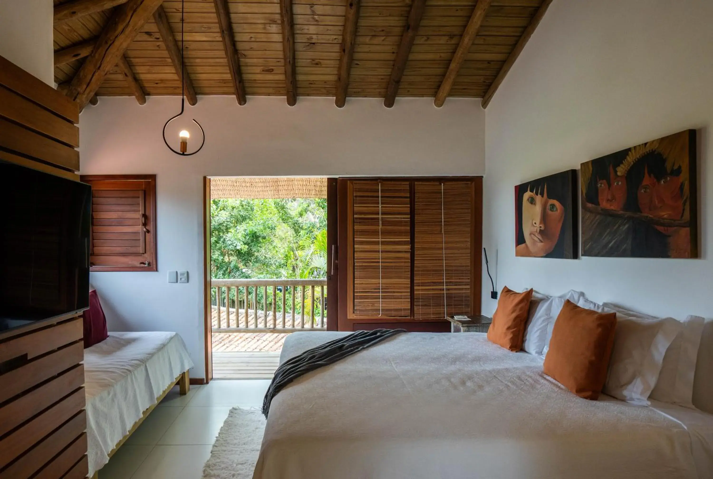 Bed in Casa e Pousada Alecrim Bed in Casa e Pousada Alecrim