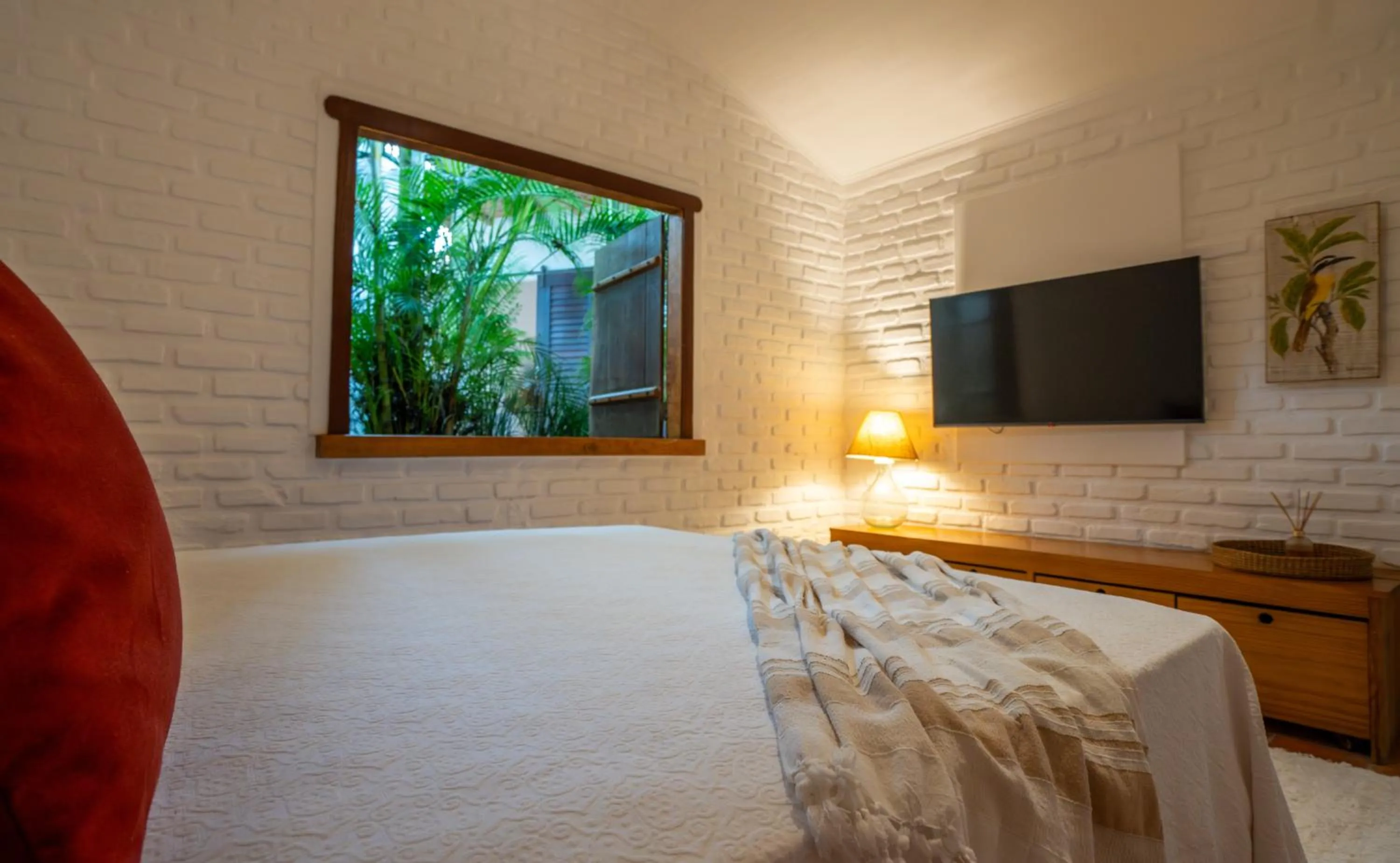 Bed in Casa e Pousada Alecrim