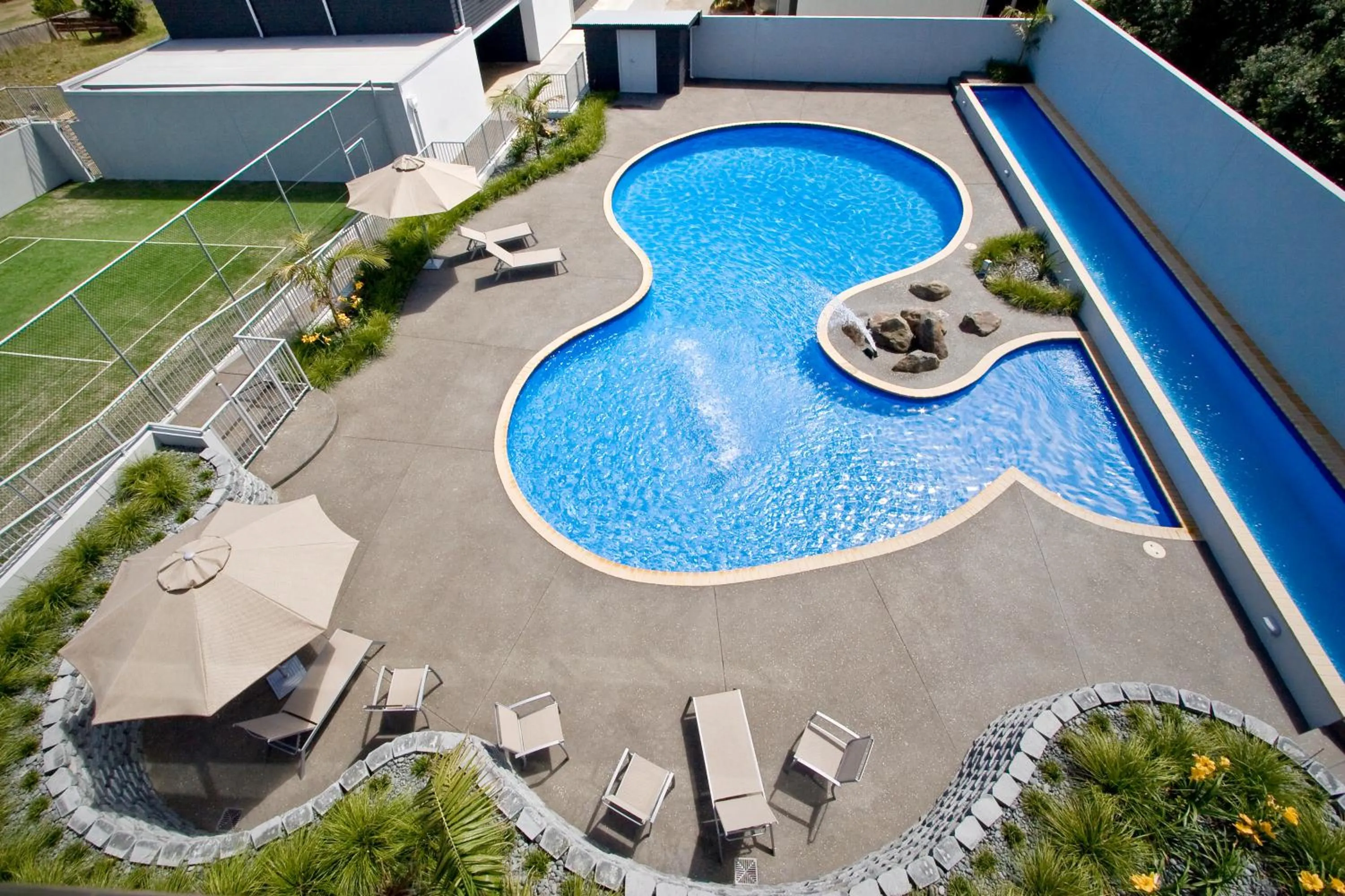 Garden in Ohope Beach Resort