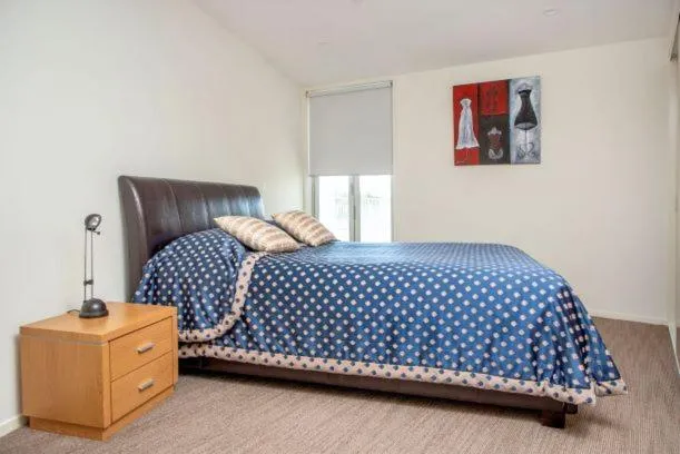 Bed in Ohope Beach Resort