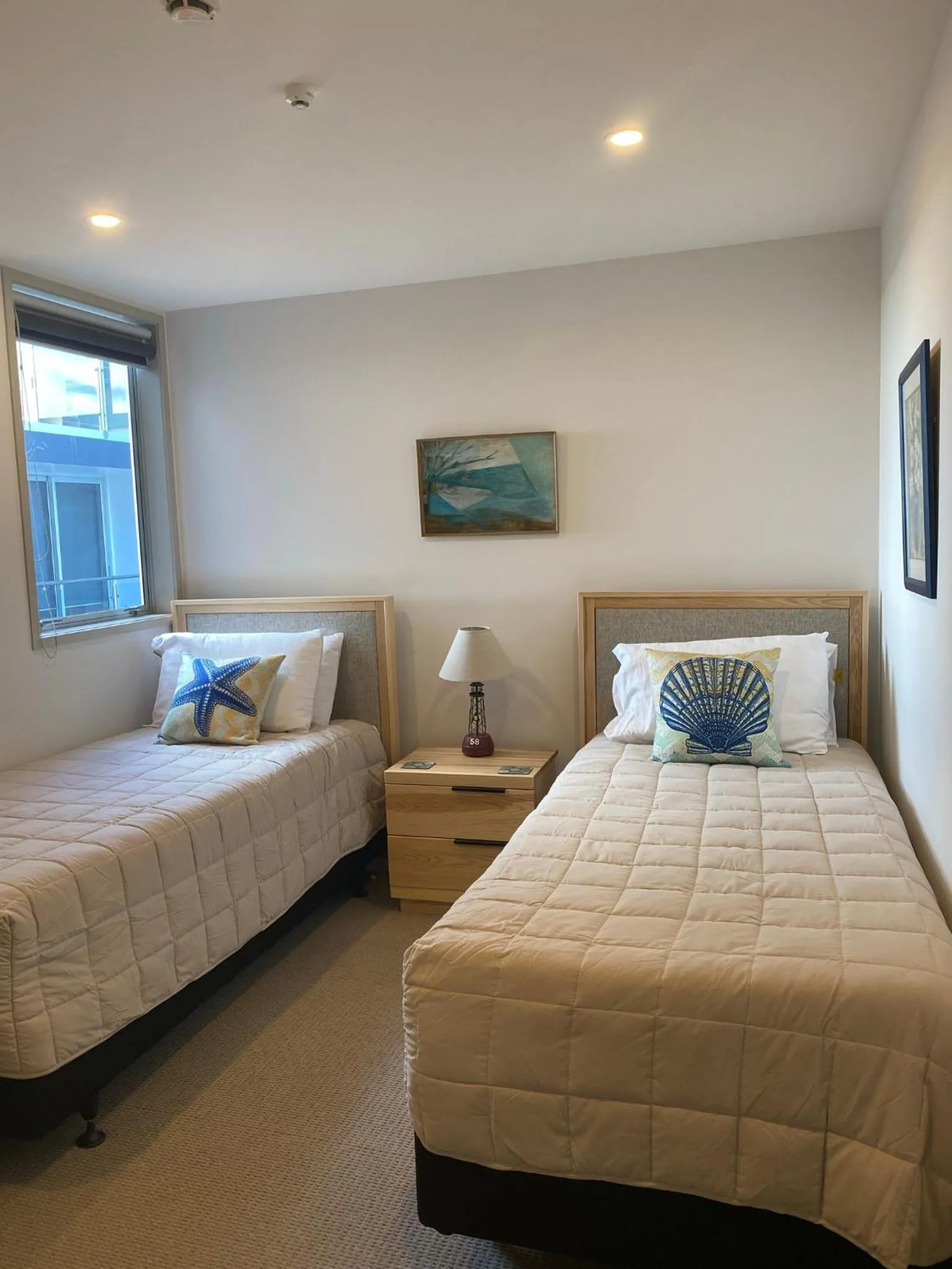 Bed in Ohope Beach Resort