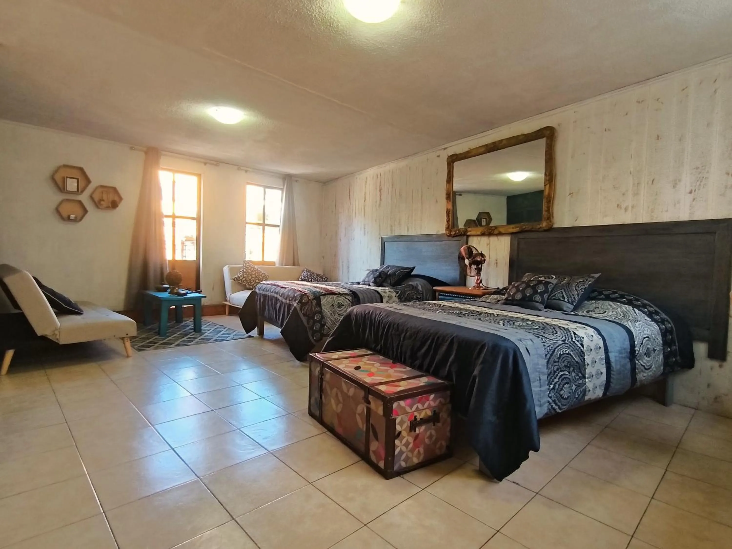 Bed in El Refugio de San Matías