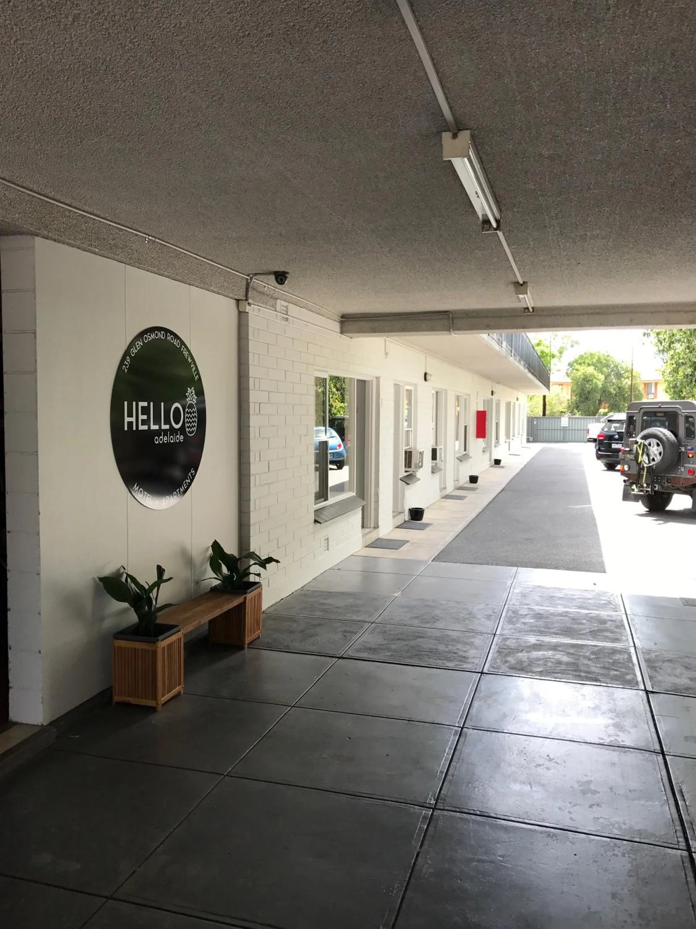 Property building in Hello Adelaide Motel and Apartments