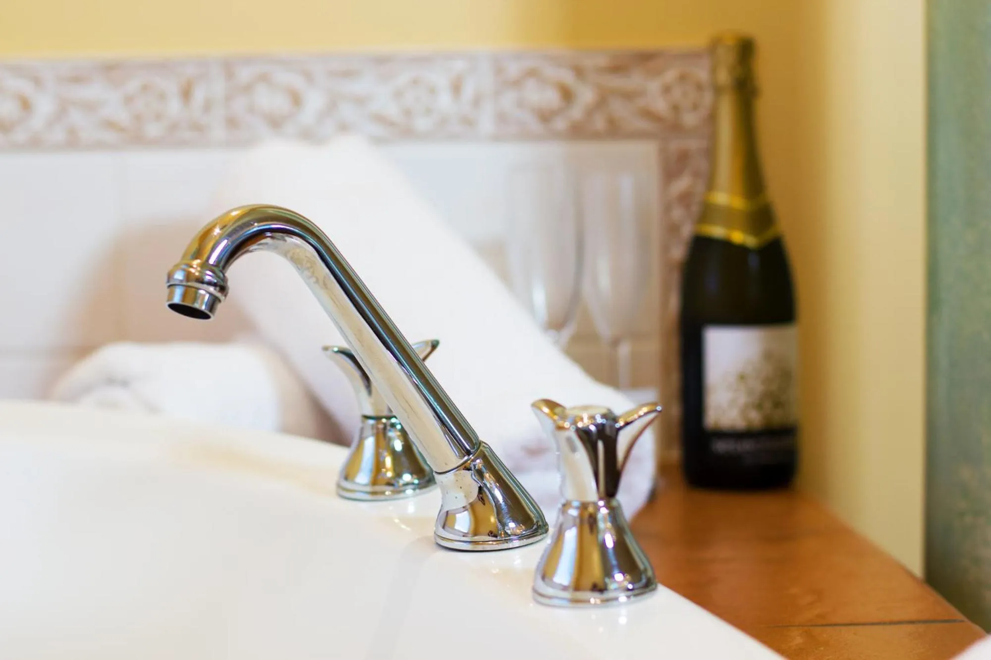 Decorative detail, Bed in Marwood Villas