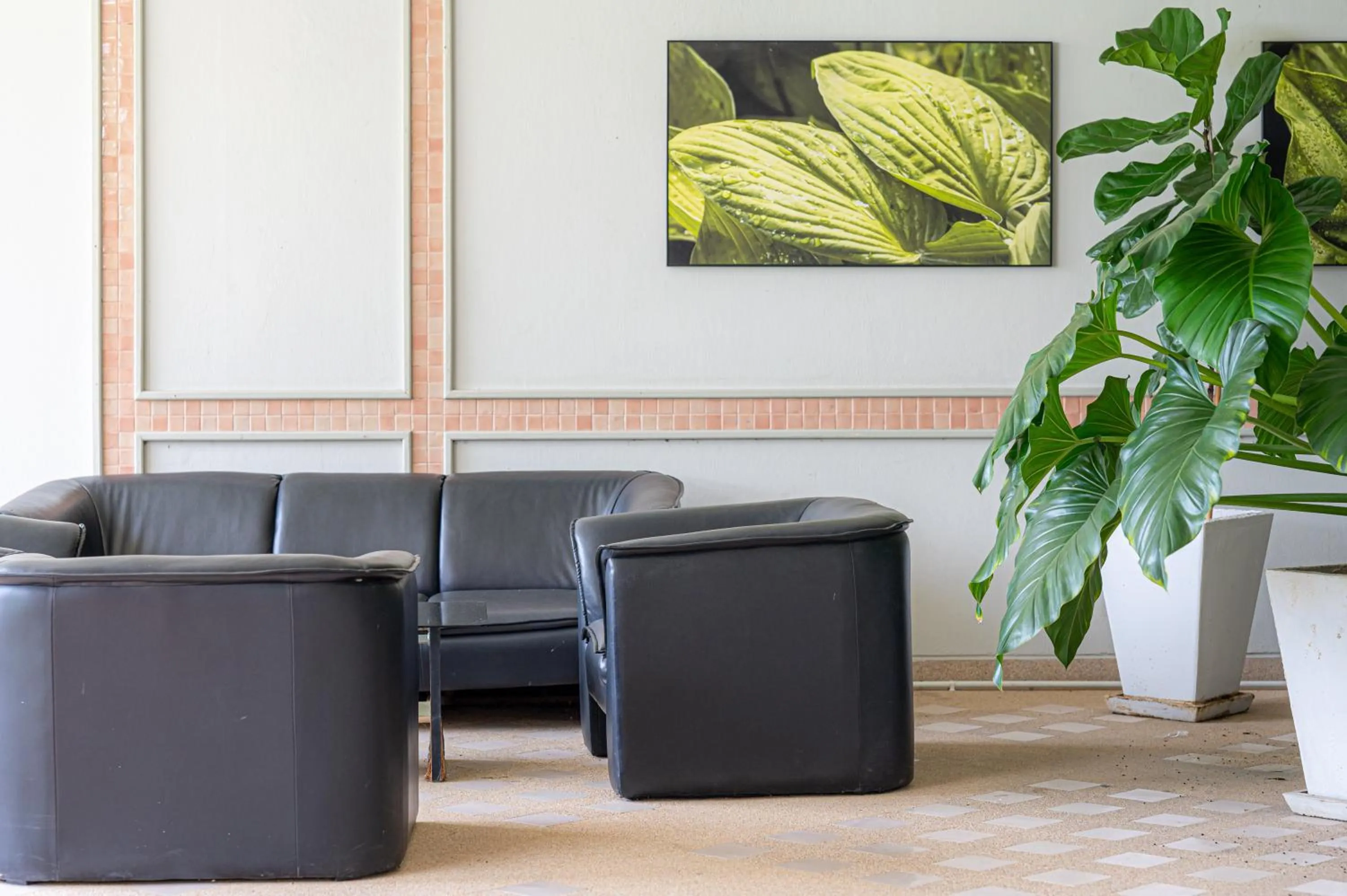 Seating area in Eco Hotel by Thammasat