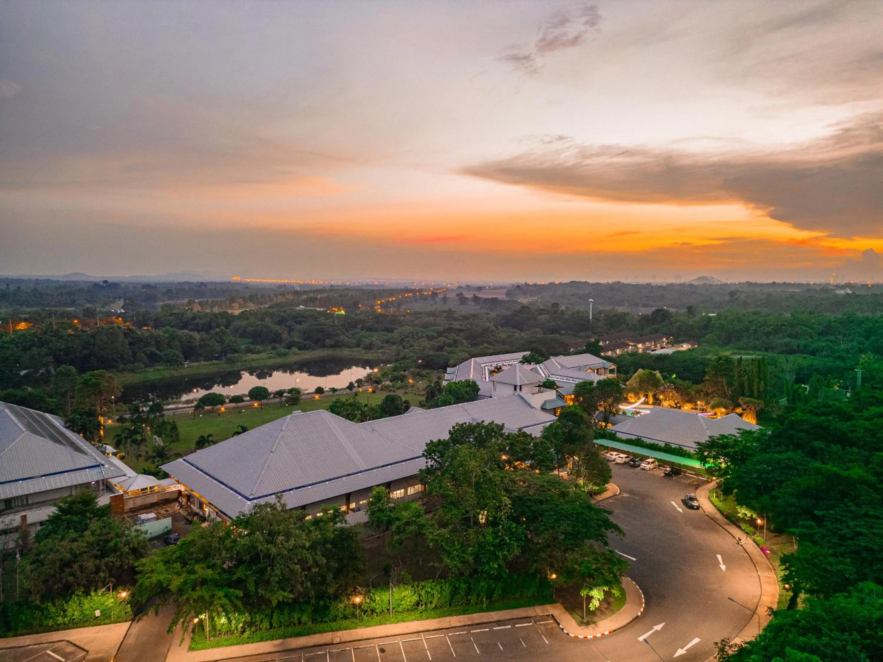 Bird's eye view in Eco Hotel by Thammasat