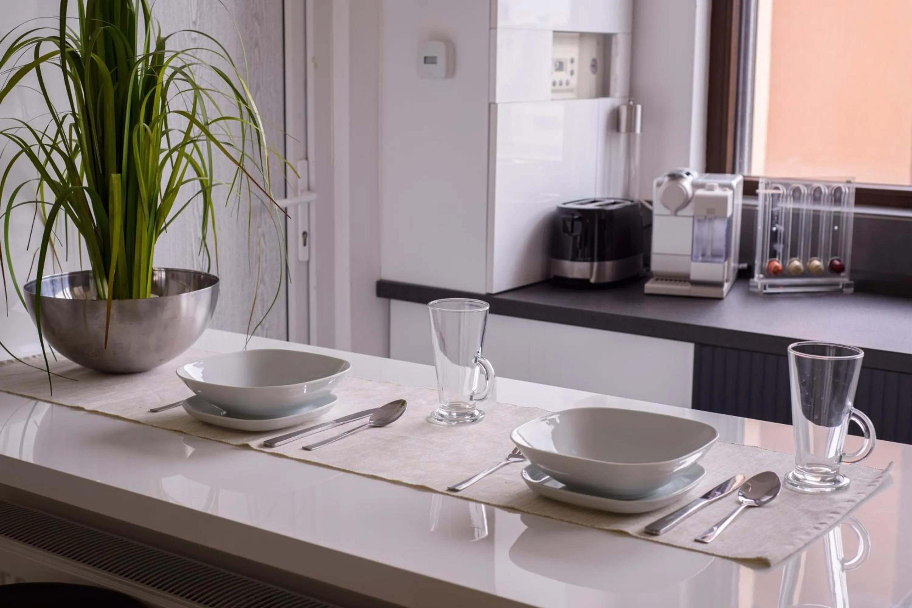 Dining area in Luxury Two Room Apartment Residence Militari M3