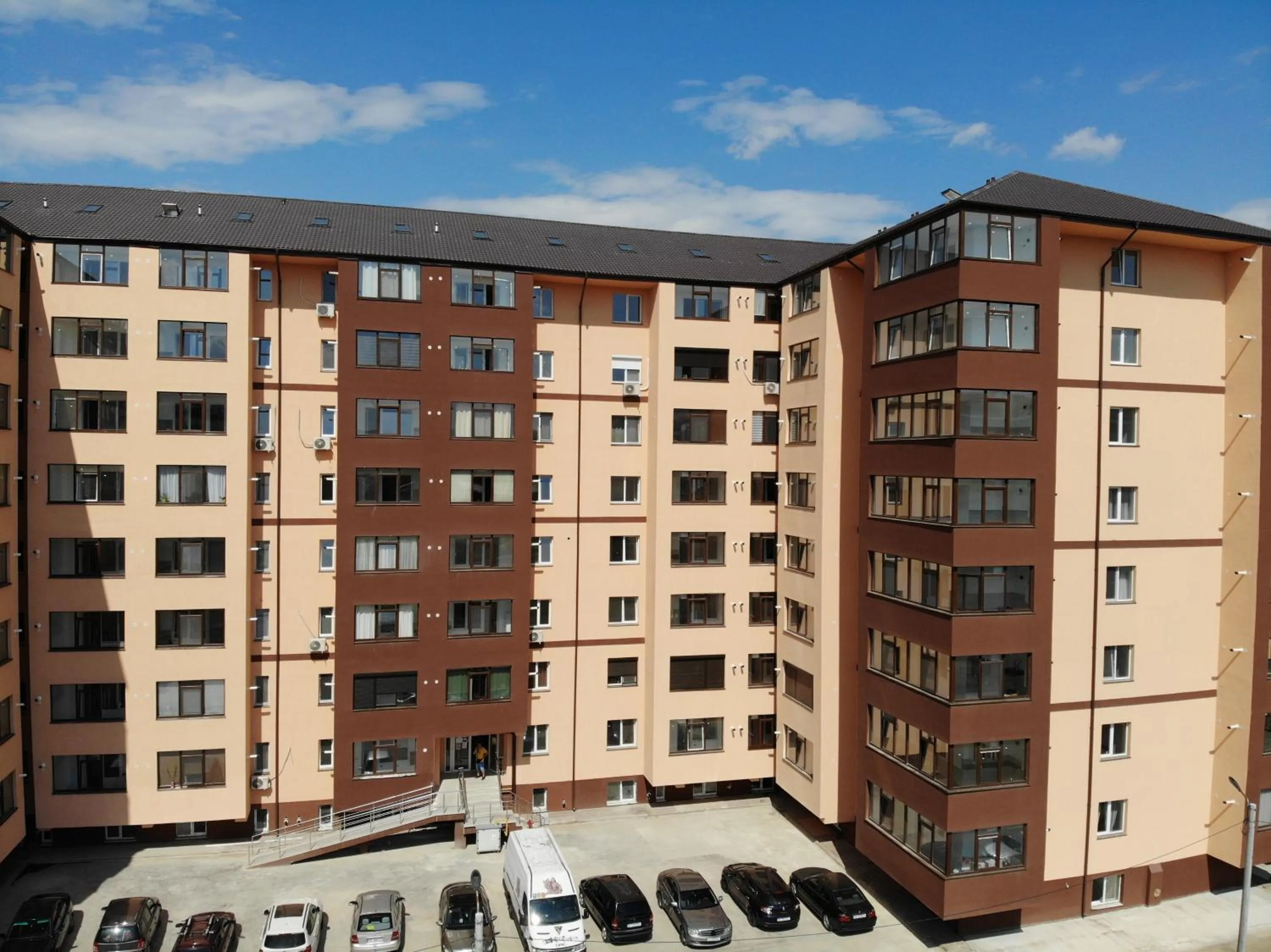 Property building in Luxury Two Room Apartment Residence Militari M3