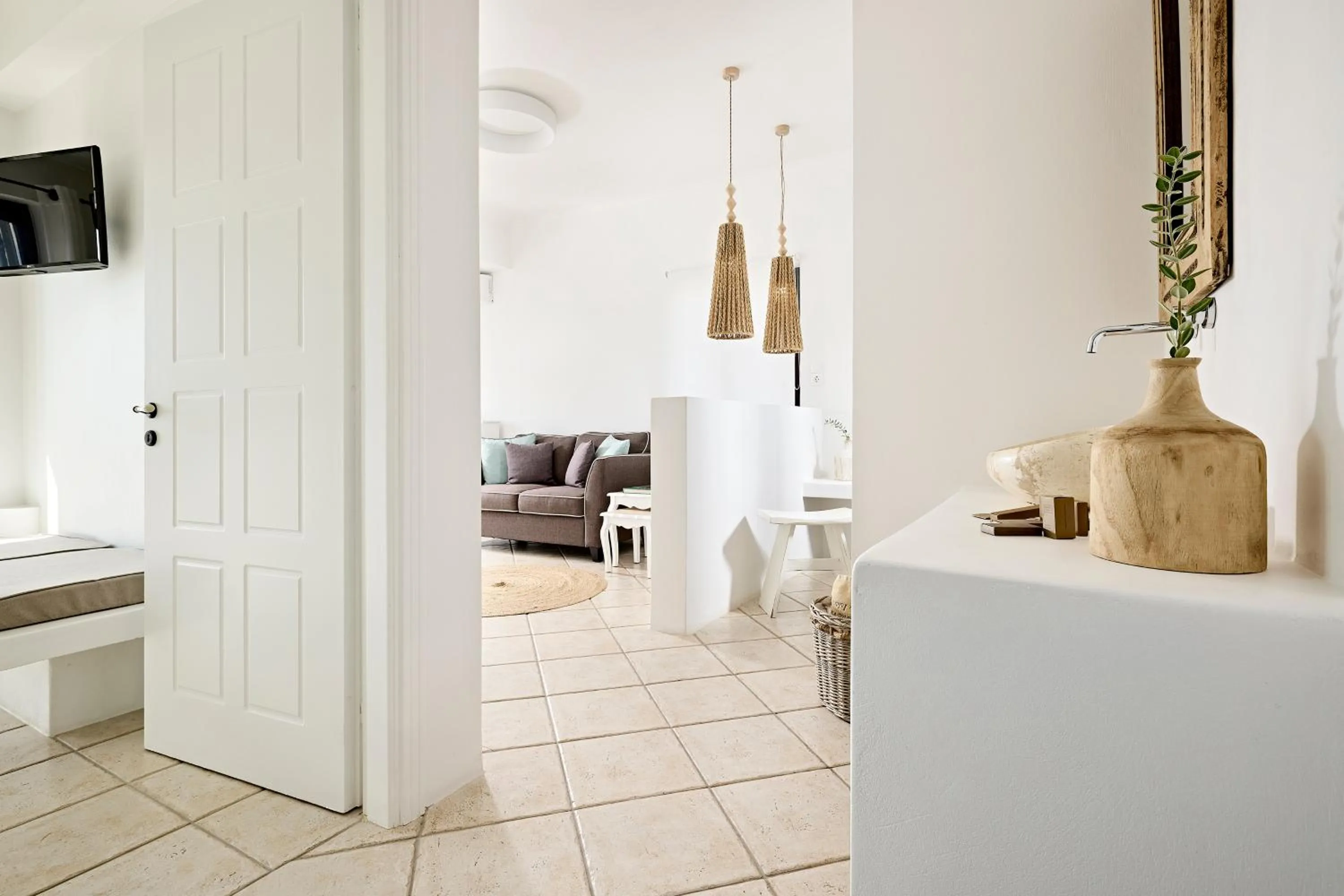 Living room, Bed in Santa Maria Village Resort & Spa