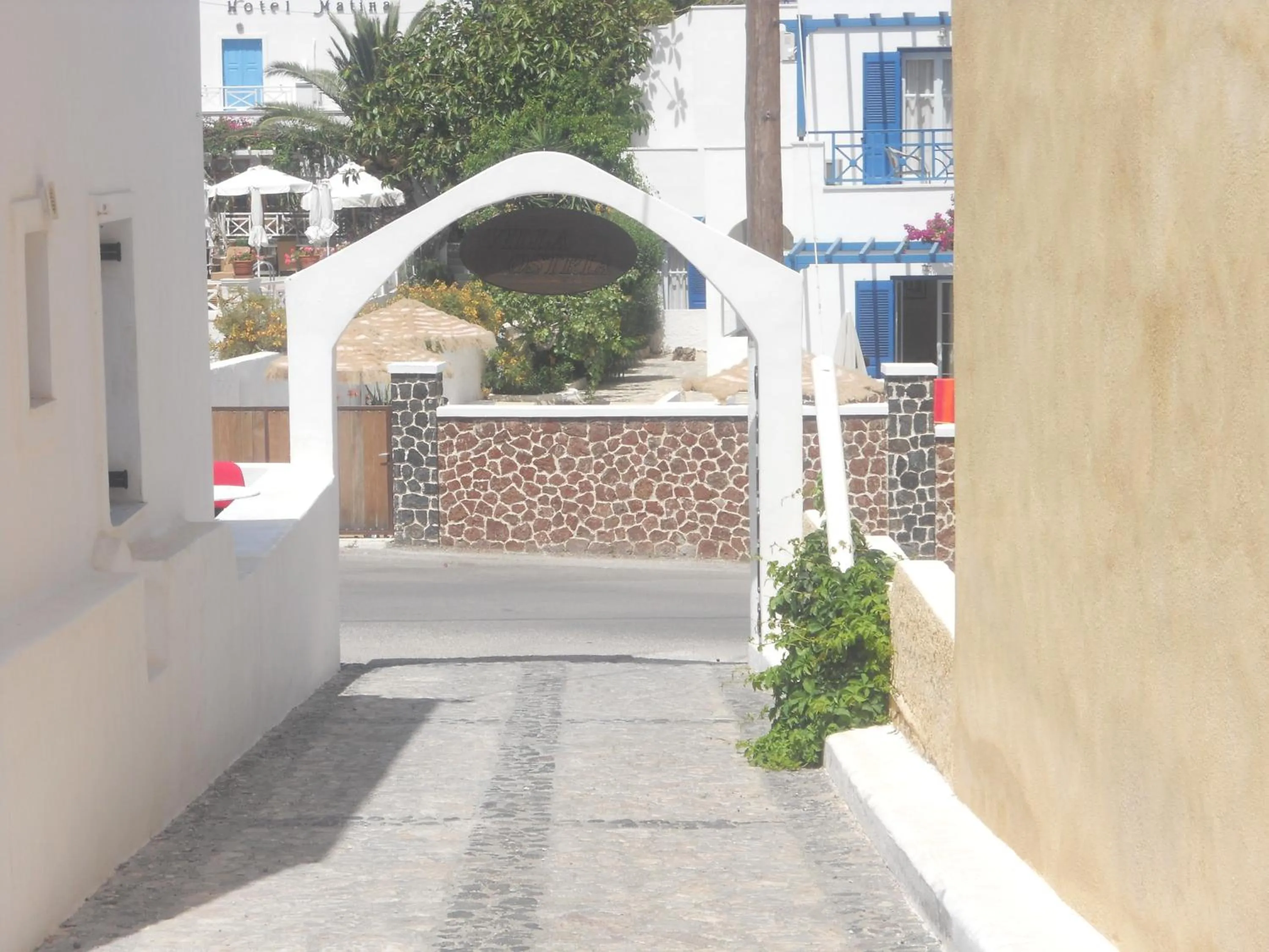 Facade/entrance in Villa Ostria