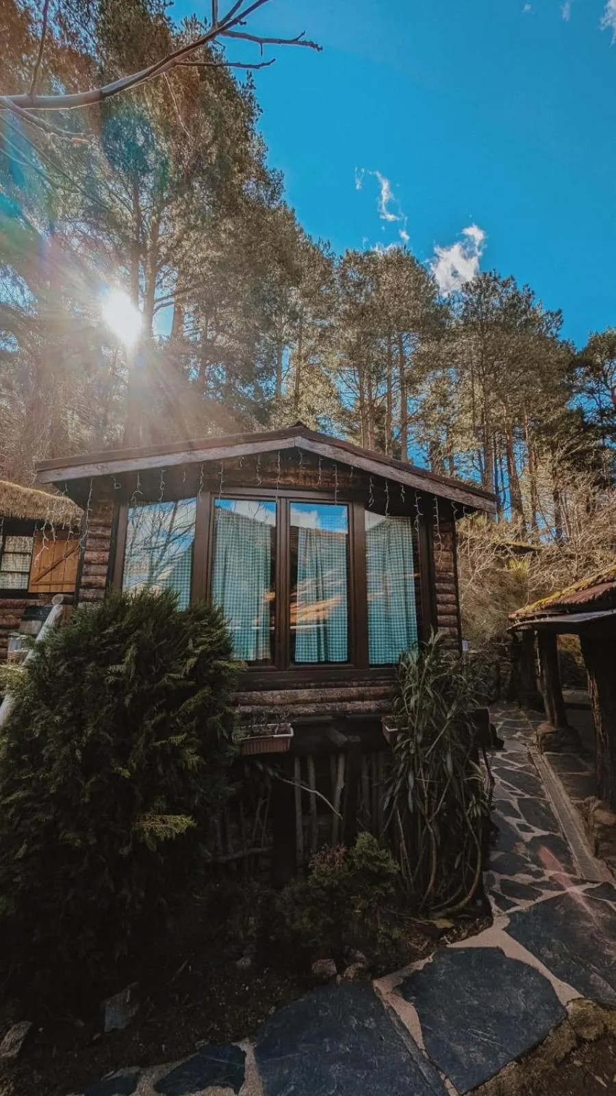 Bungalow (2 Adults) with Shared Bathroom - single occupancy in La Posada Cercedilla