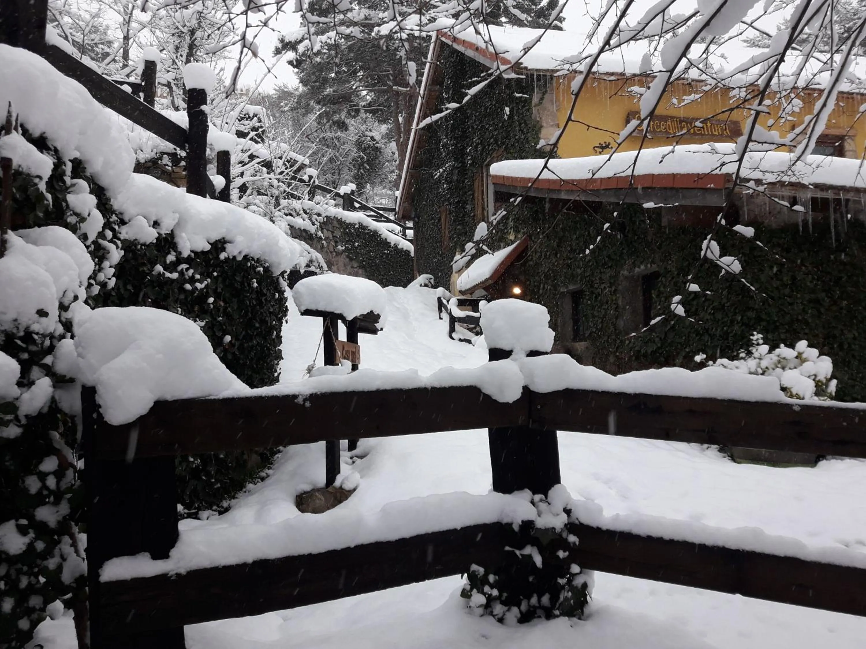 Quadruple Room with Private Bathroom in La Posada Cercedilla