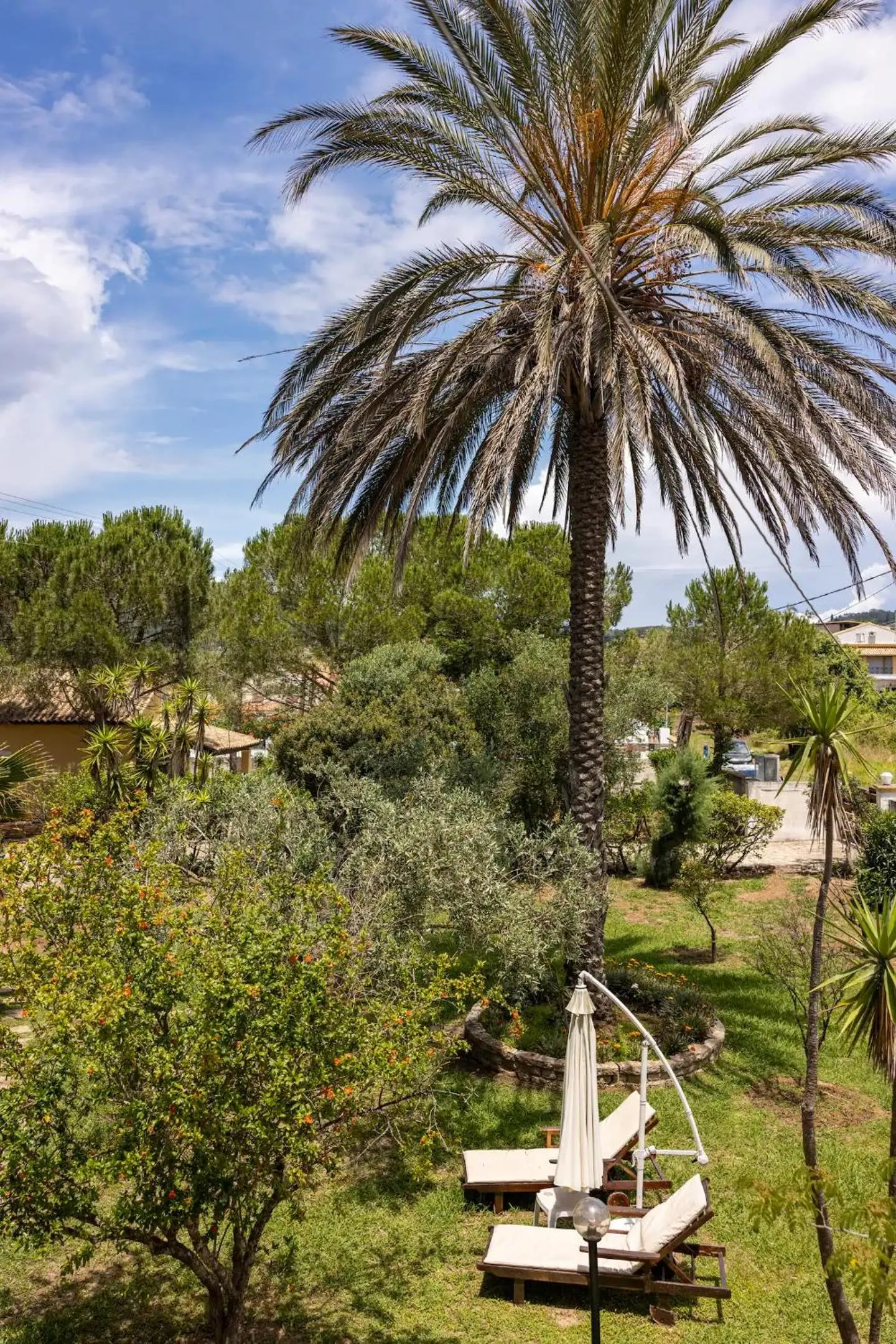 Garden view in St. George Villa